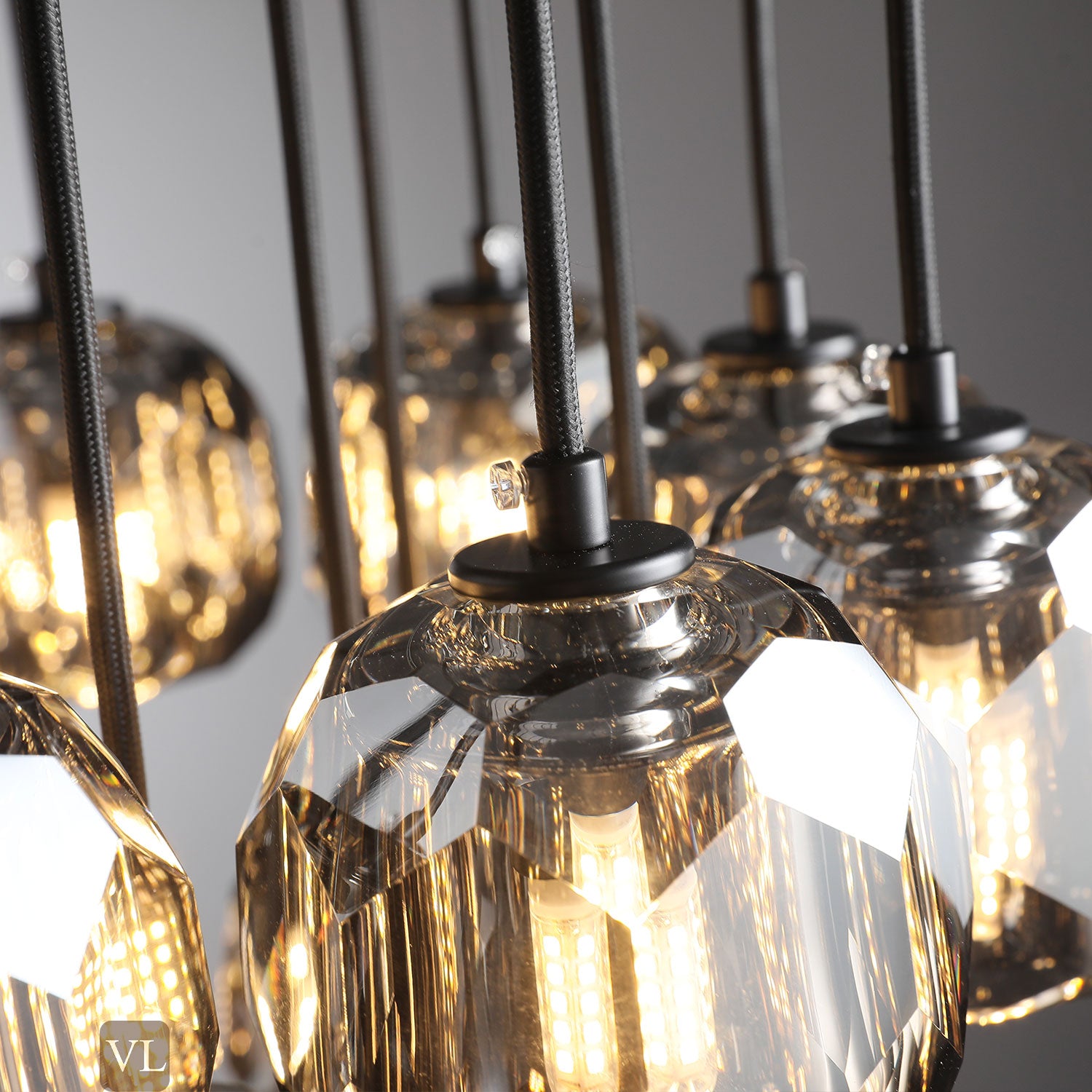 Bolura Crystal Ball Cluster Chandelier