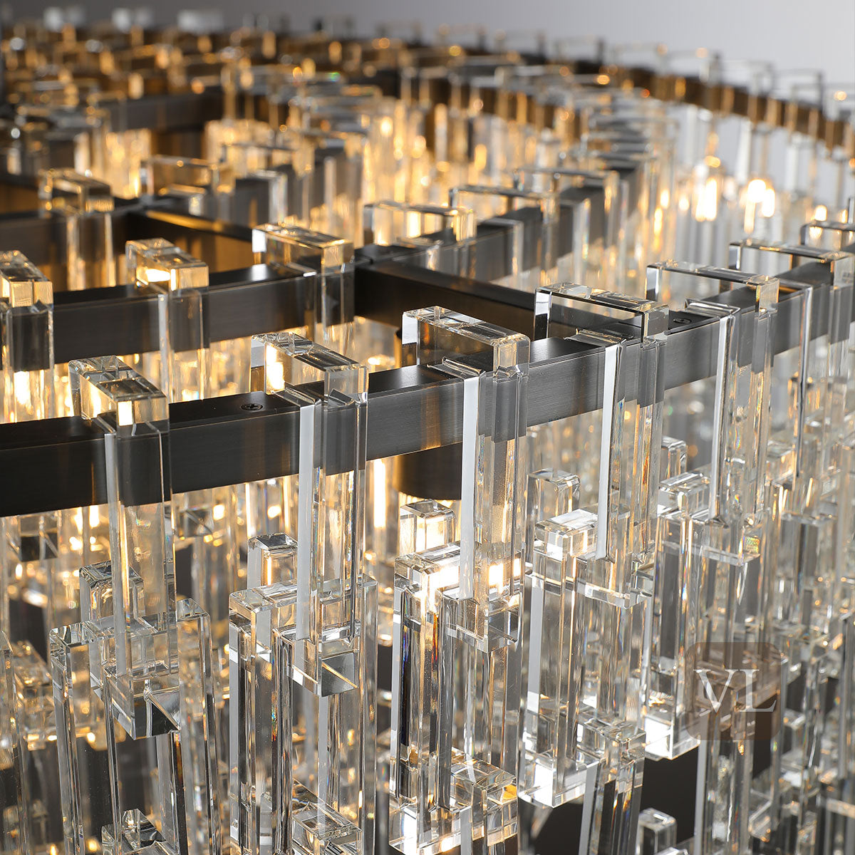 Miravon K9 Crystal Round Chandelier