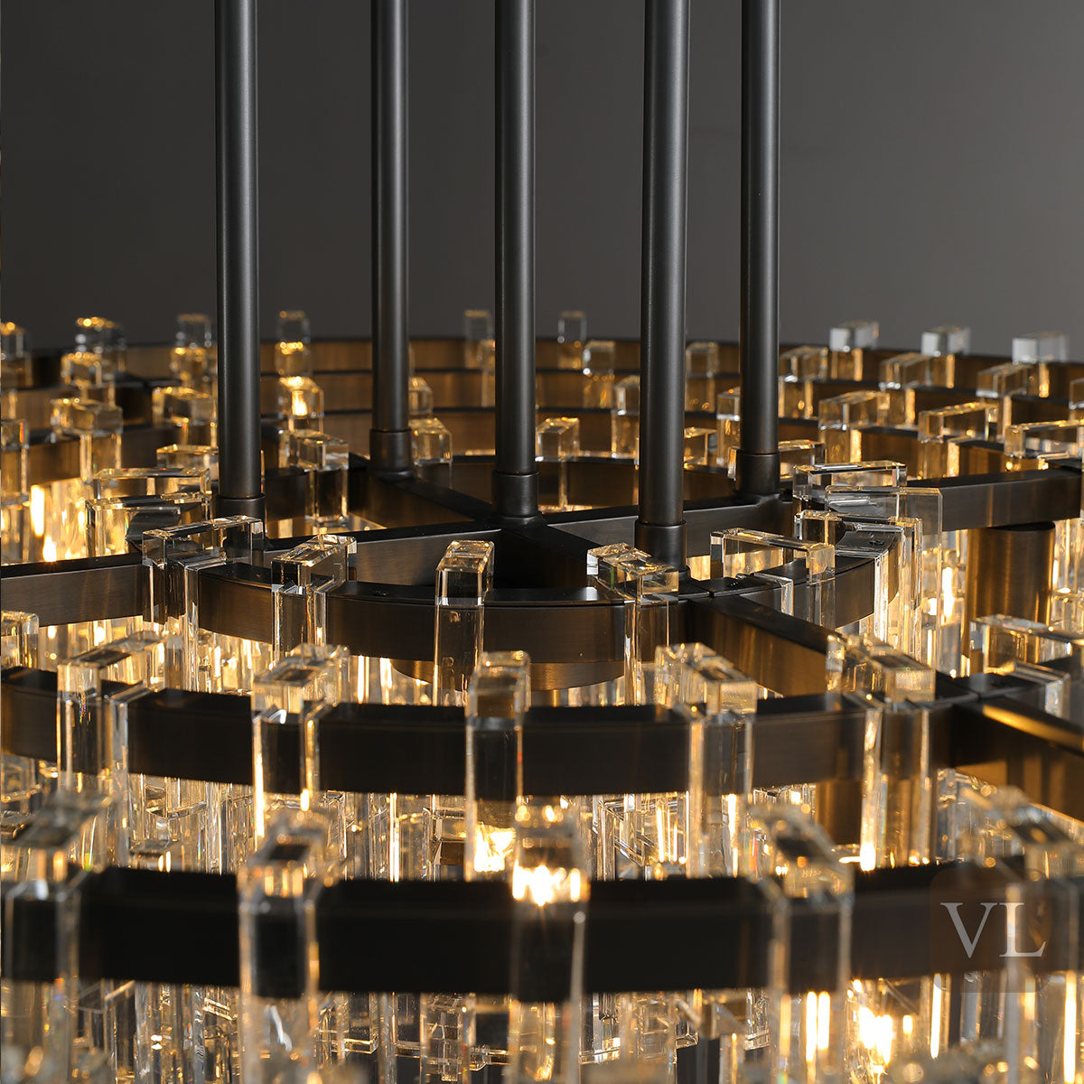Miravon K9 Crystal Round Chandelier