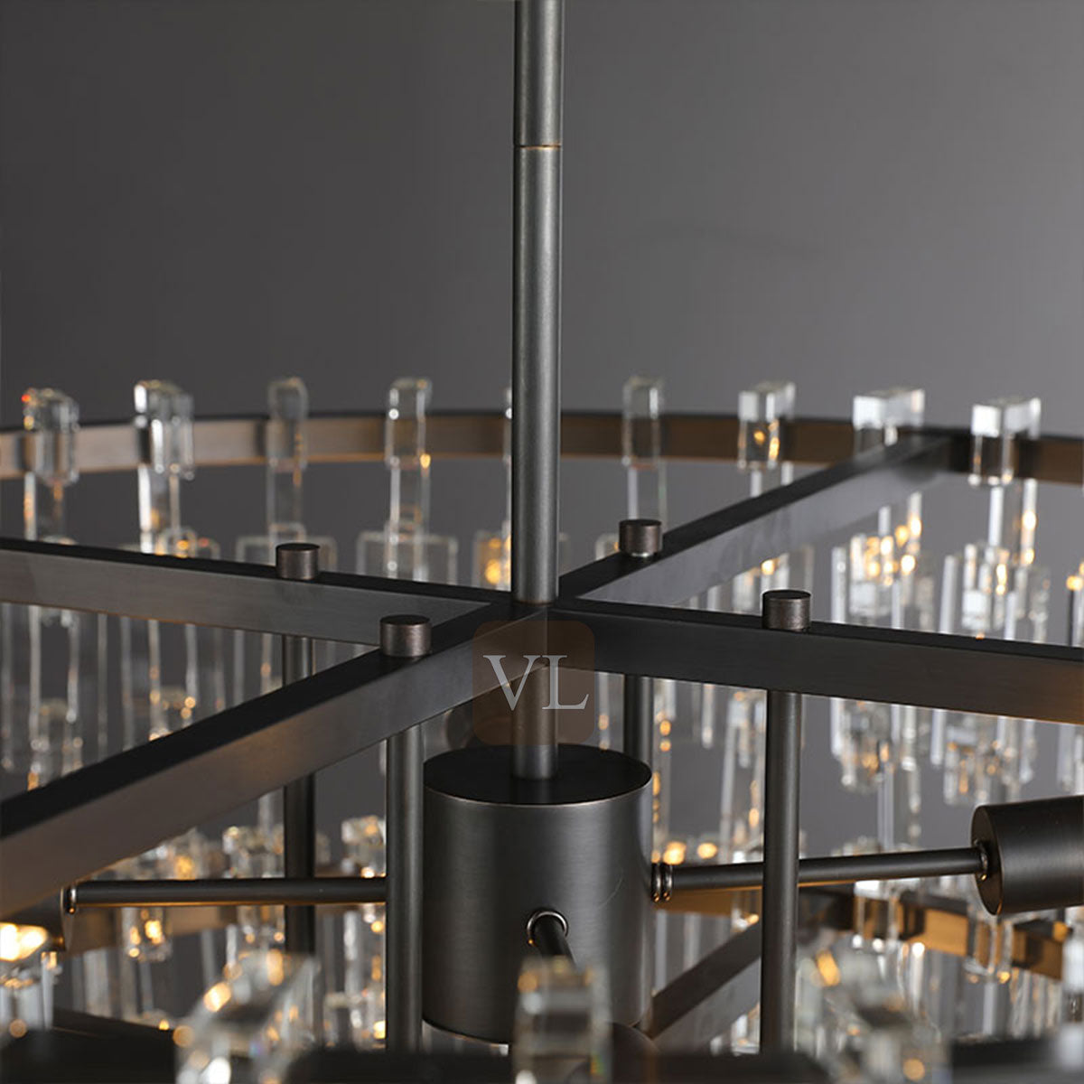 Miravon K9 Crystal Round Chandelier