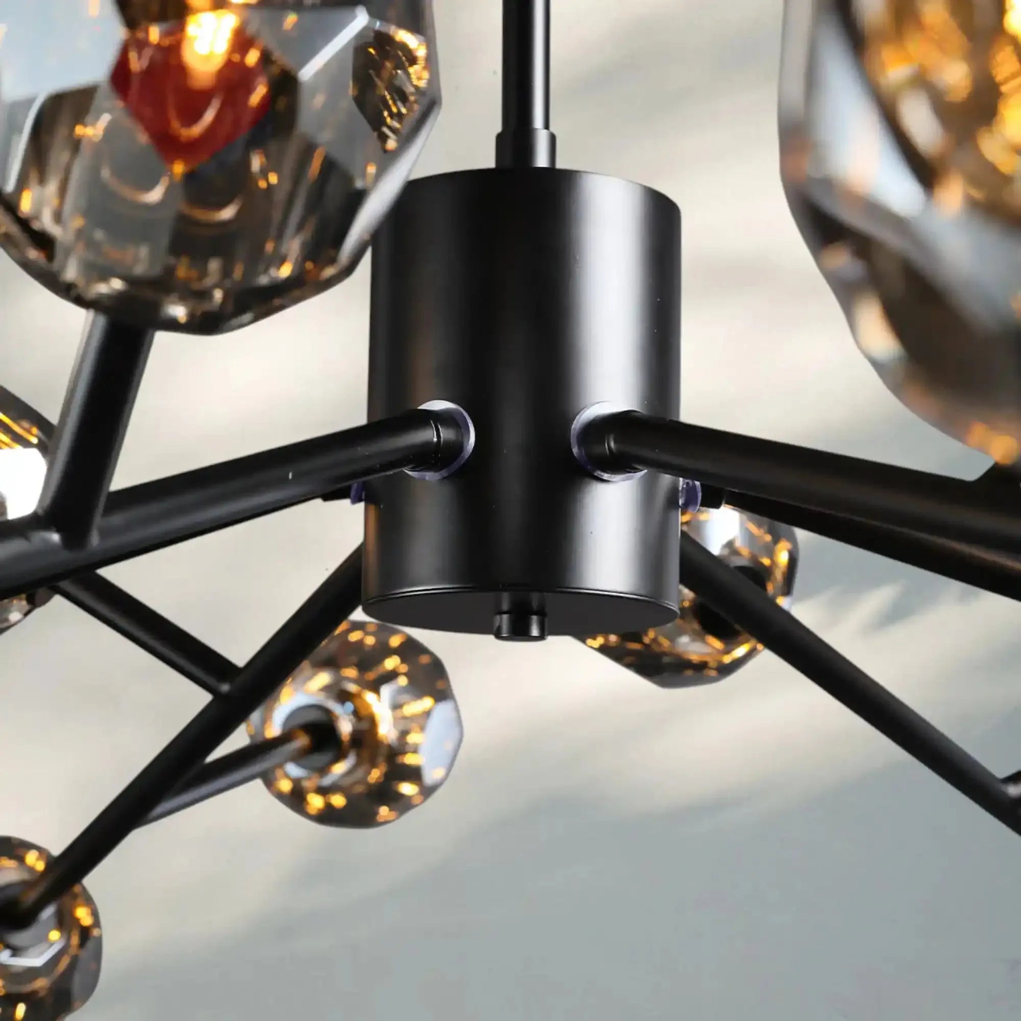 Bolura De Cristal Glass Oval Chandelier