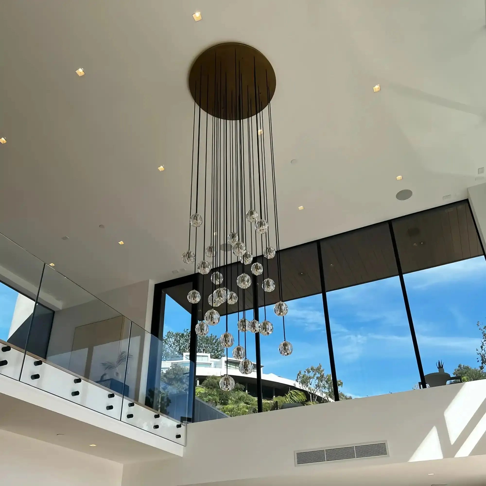 Bolura Crystal Ball Cluster Chandelier