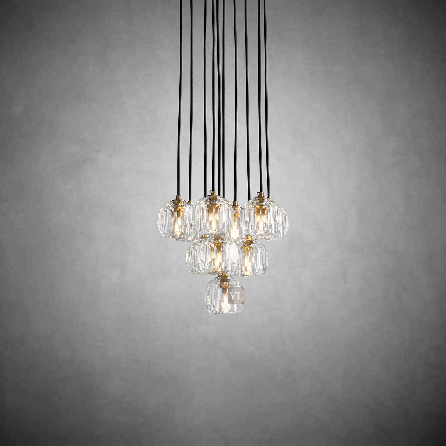 Bolura Crystal Ball Cluster Chandelier