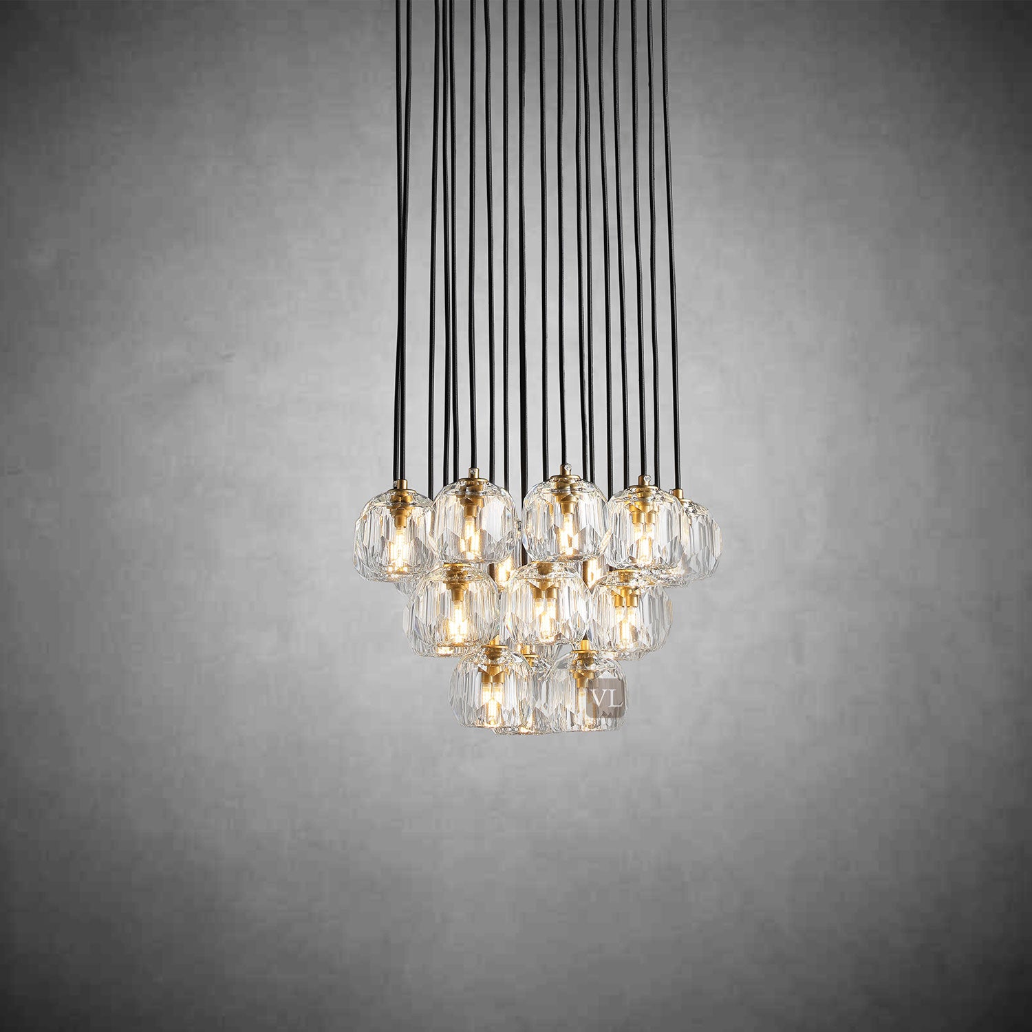 Bolura Crystal Ball Cluster Chandelier