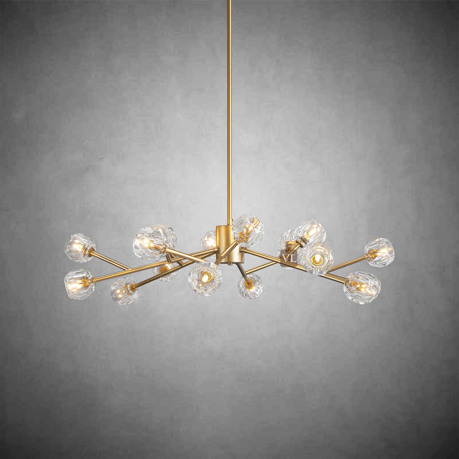 Bolura Crystal Ball Round Chandelier
