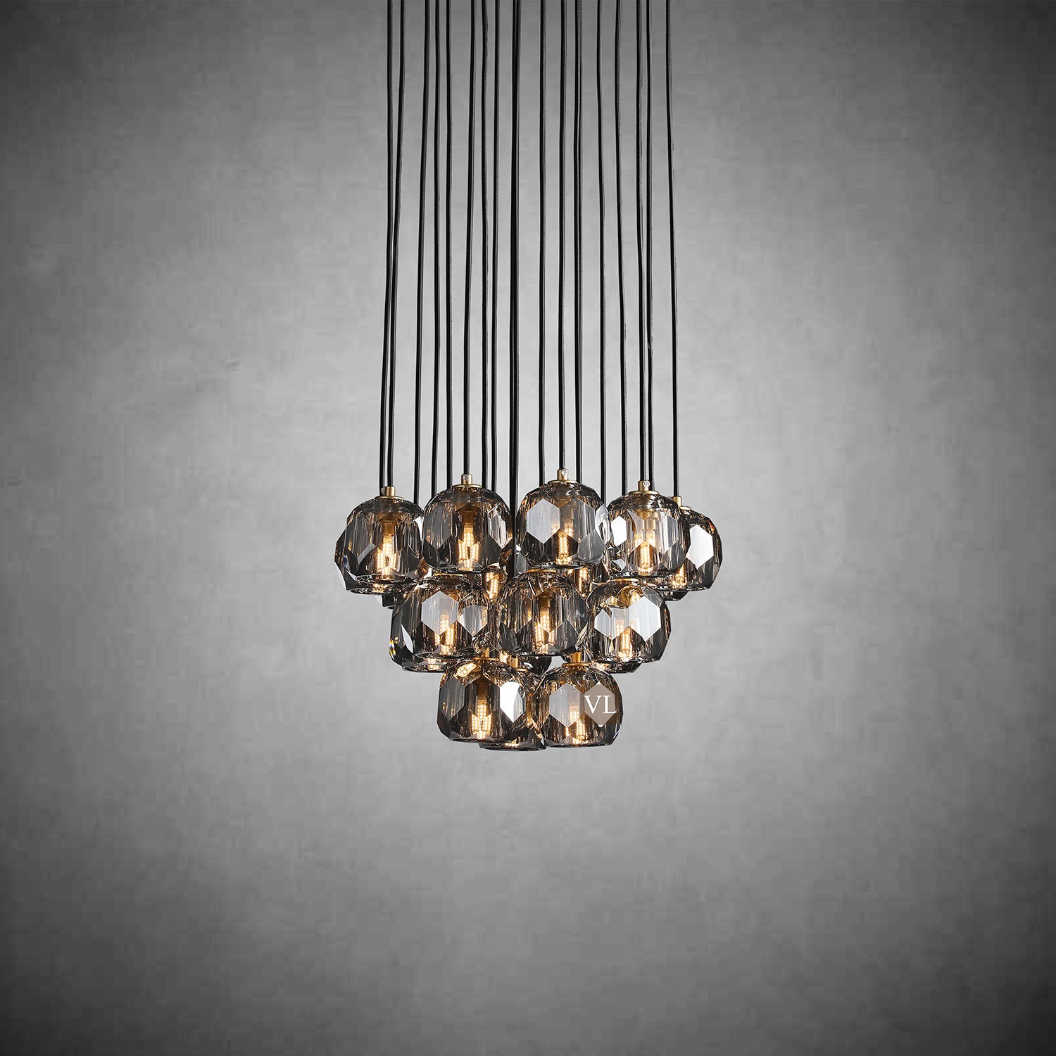 Bolura Crystal Ball Cluster Chandelier