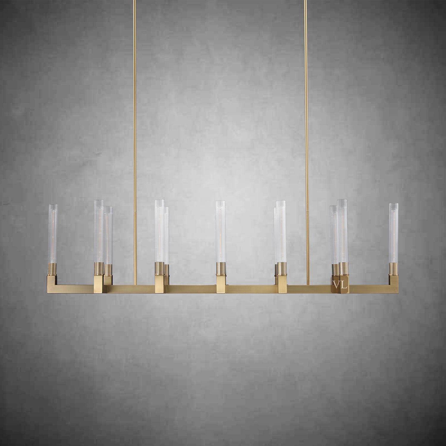 Caneluxe Linear Chandelier