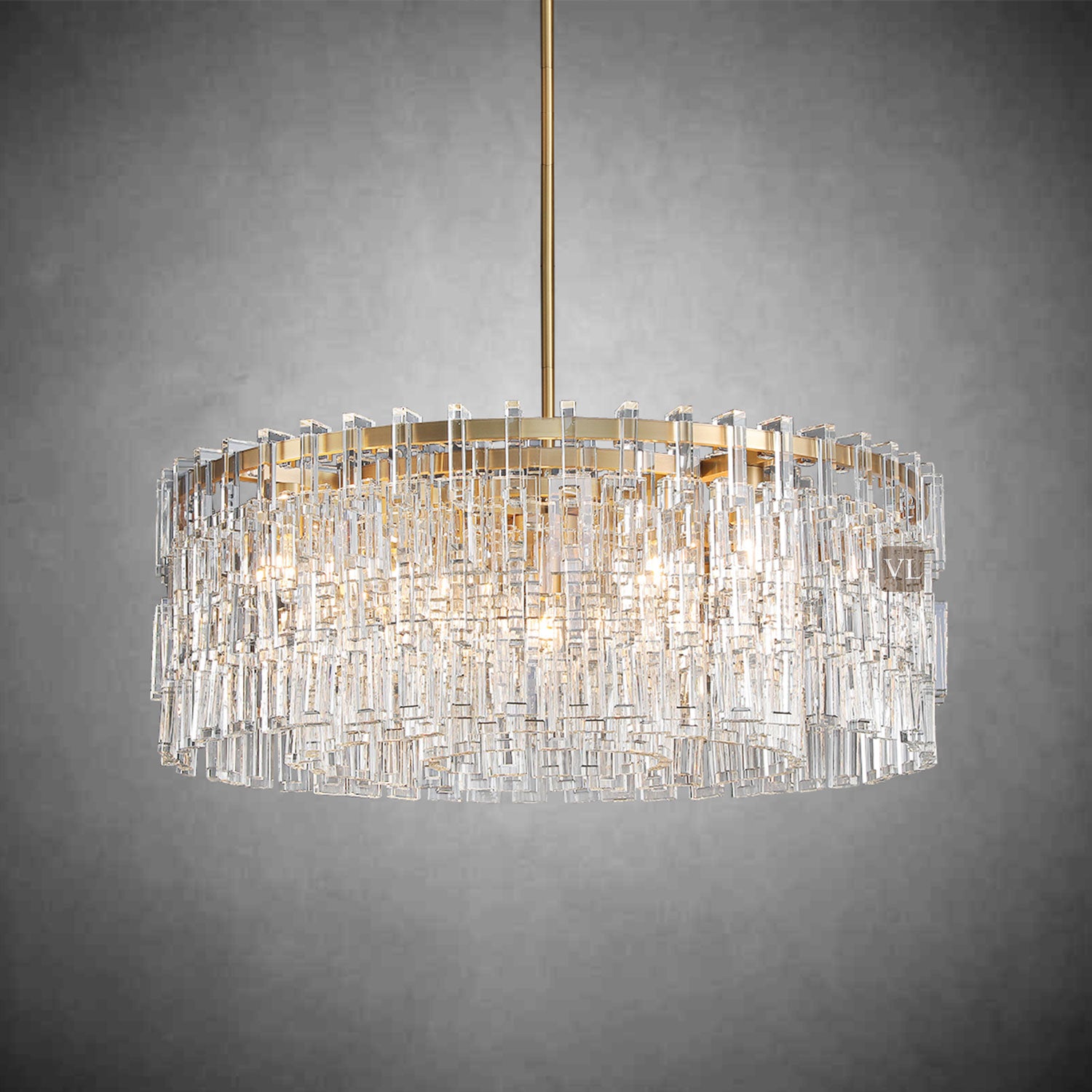 Miravon K9 Crystal Round Chandelier