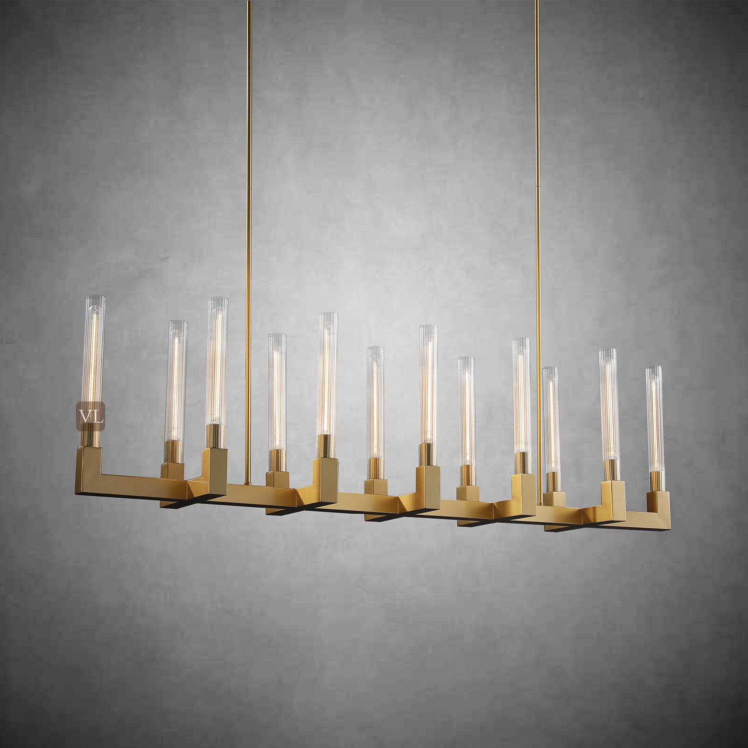 Caneluxe Linear Chandelier