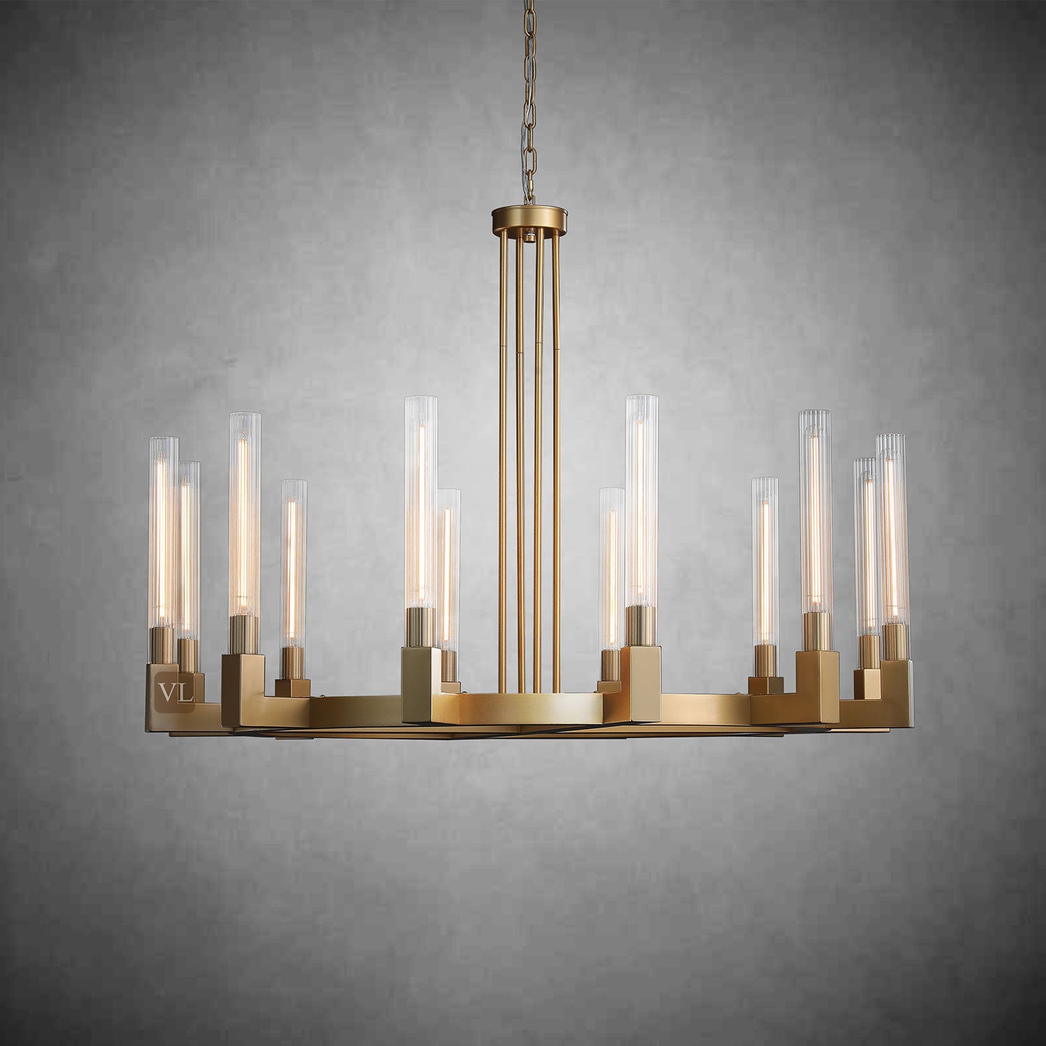 Caneluxe Round Chandelier
