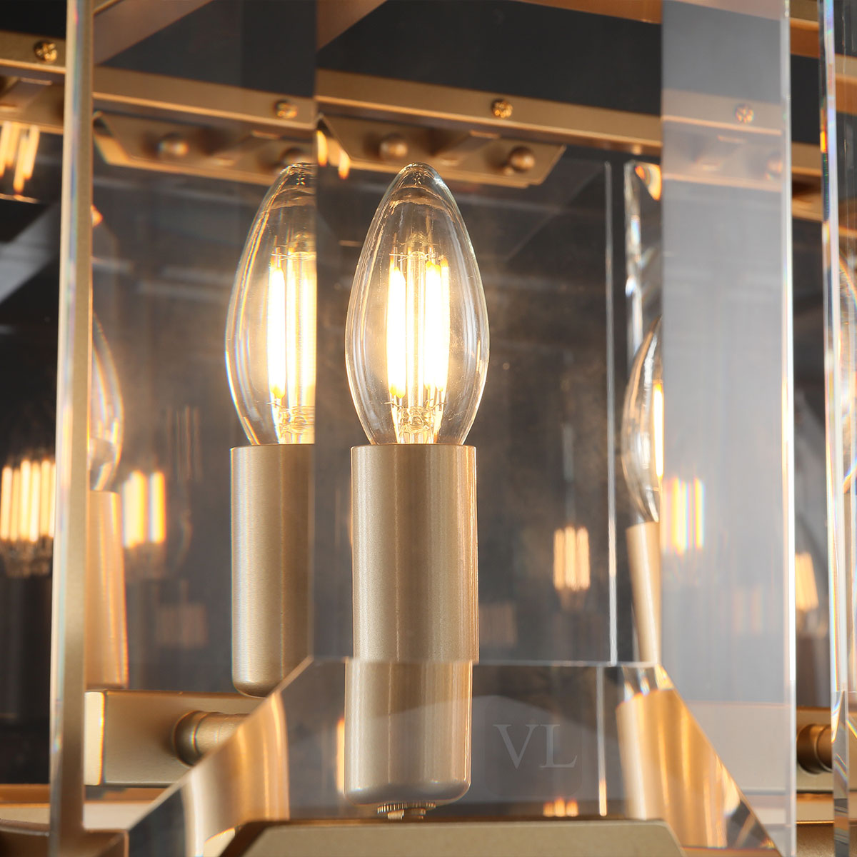 Hartley Crystal Rectangle Chandelier