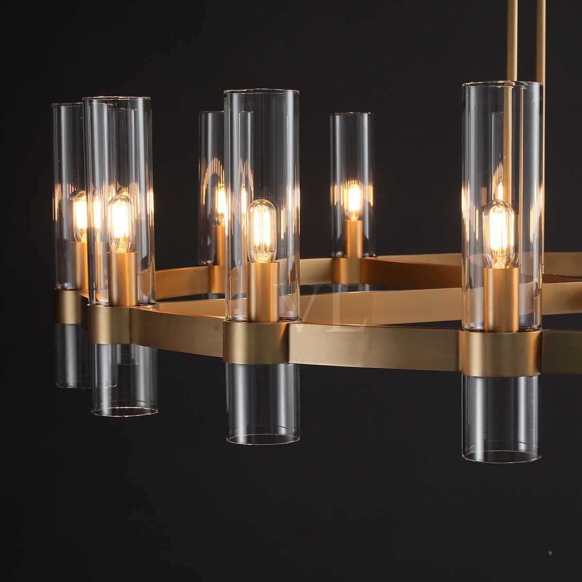 Ravon Glass Round Chandelier