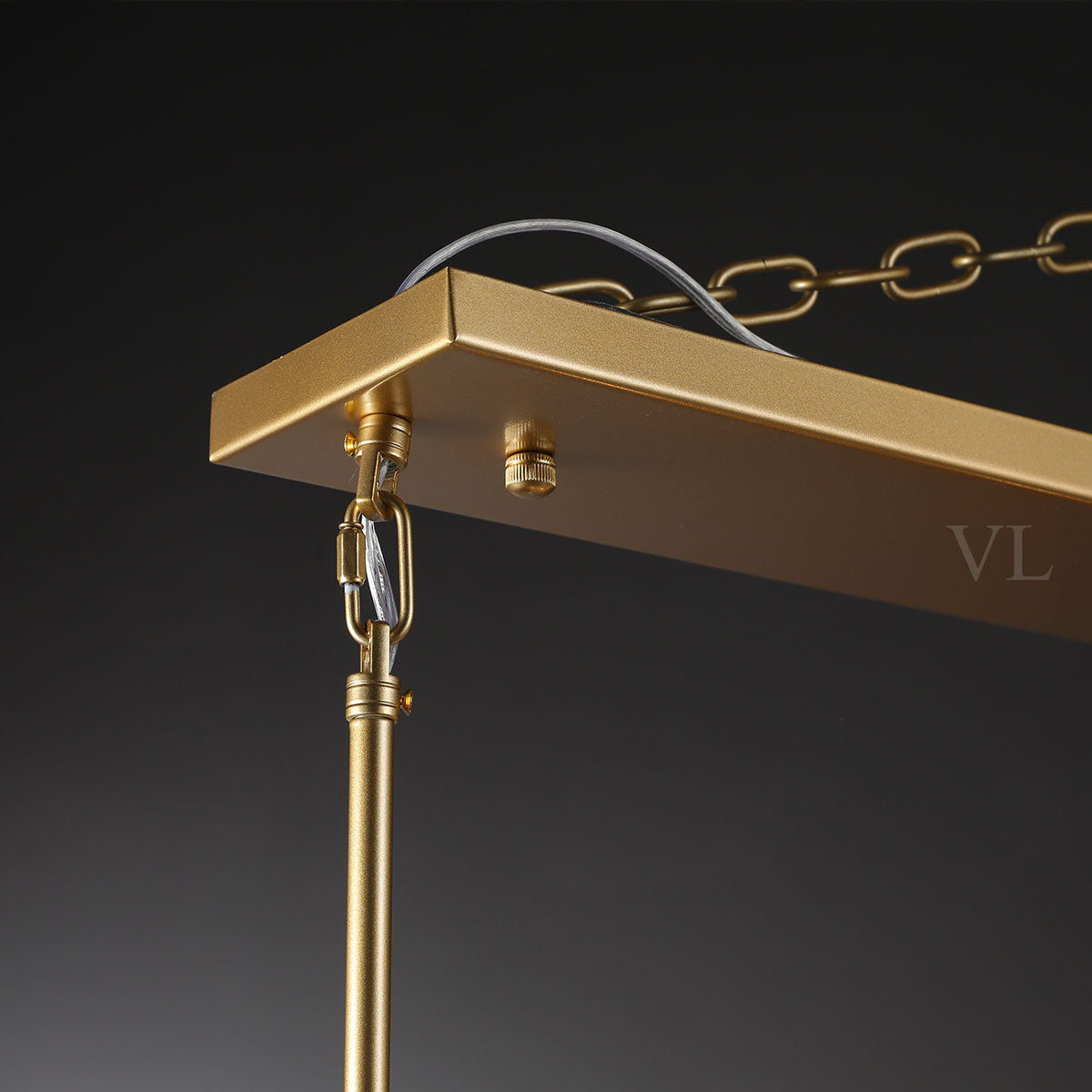 Hartley Crystal Rectangle Chandelier