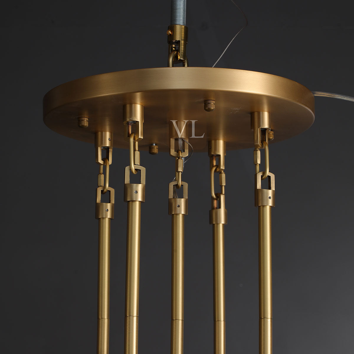 Miravon K9 Crystal Round Chandelier
