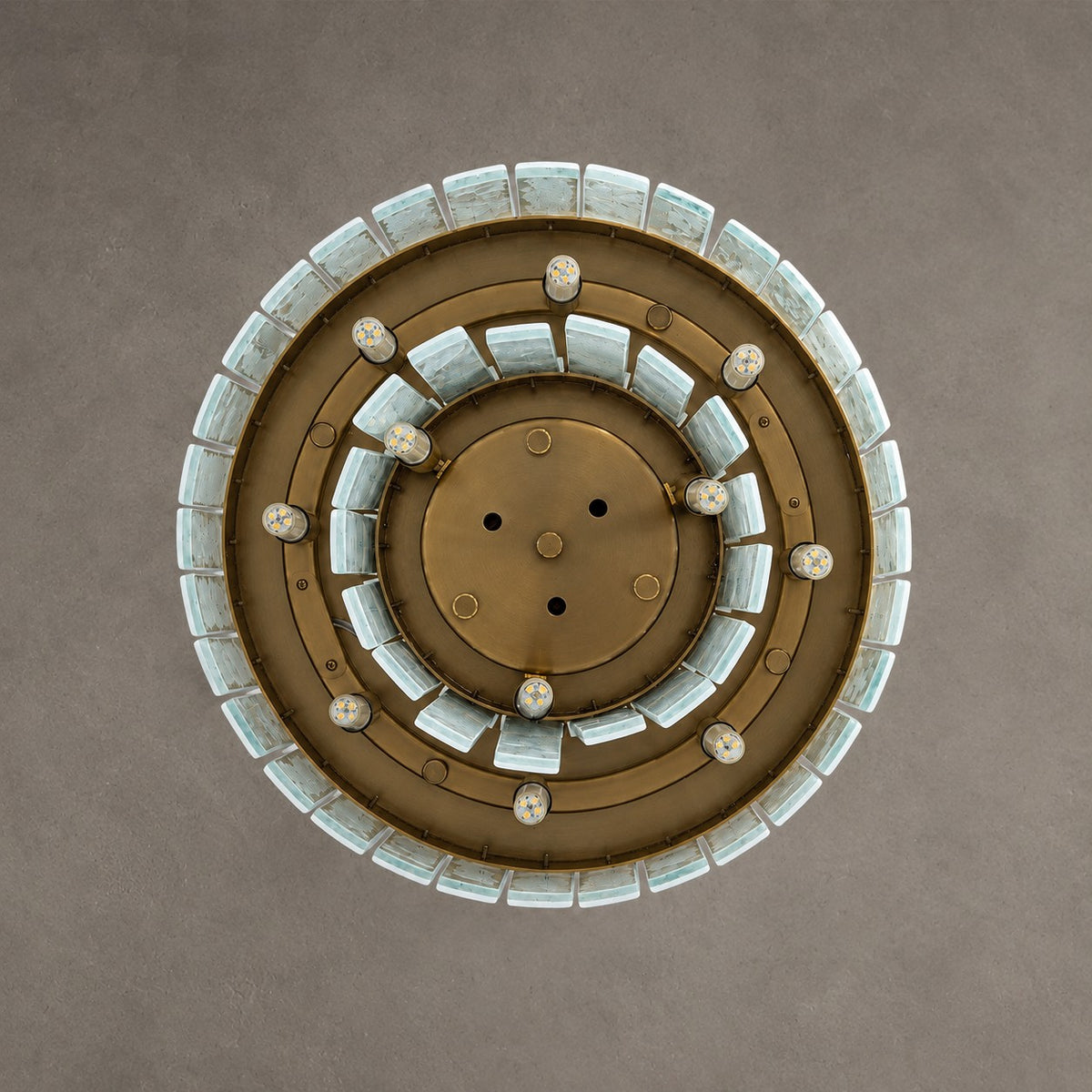 Modern White Crystal Luxury stone Chandelier