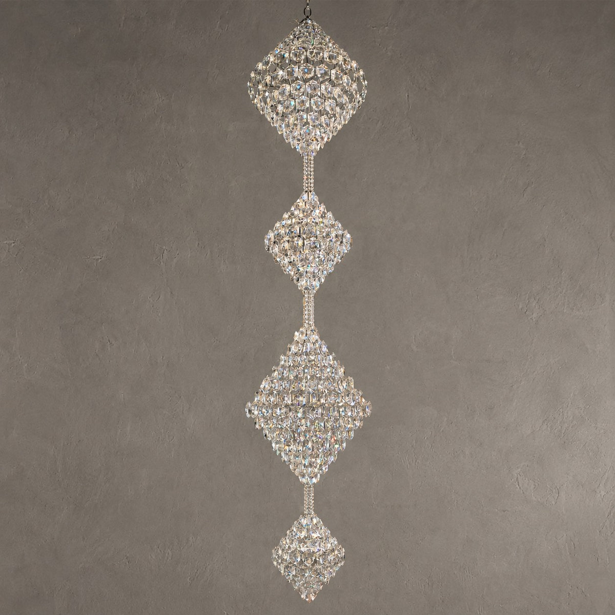 Luxury Three/Four Cone Crystal Chandelier for Staircase/Foyer/Hotel