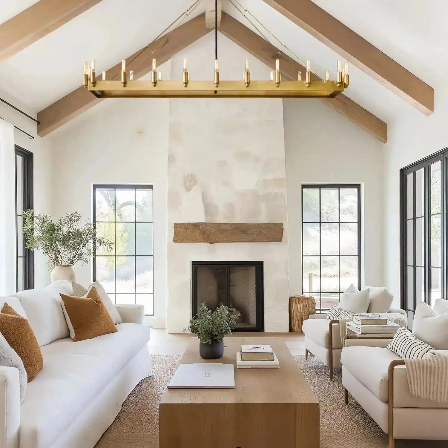 Coviro Rectangular Outdoor Chandelier