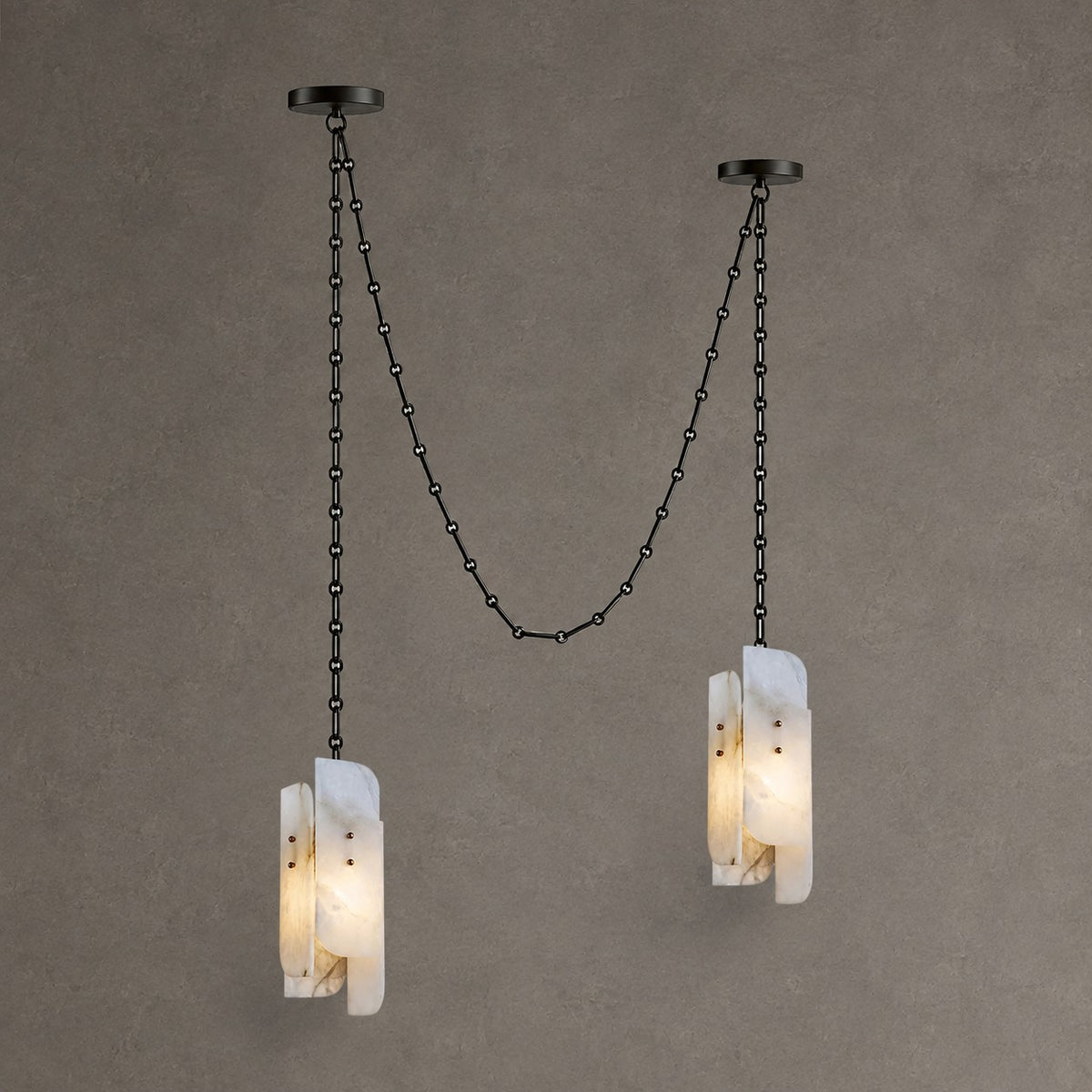Cascading Chain Cluster Chandelier