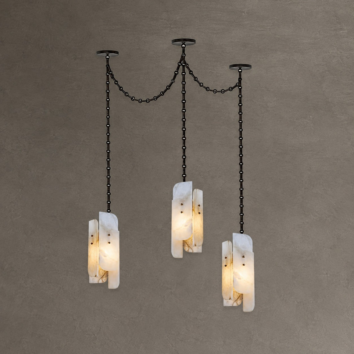 Cascading Chain Cluster Chandelier