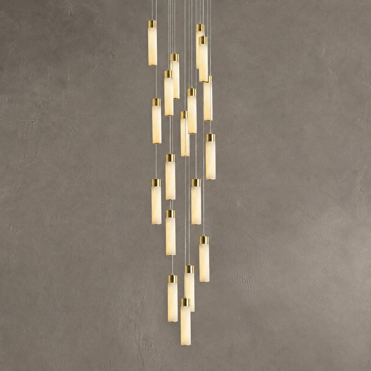 Celestial Alabaster Cascade Chandelier