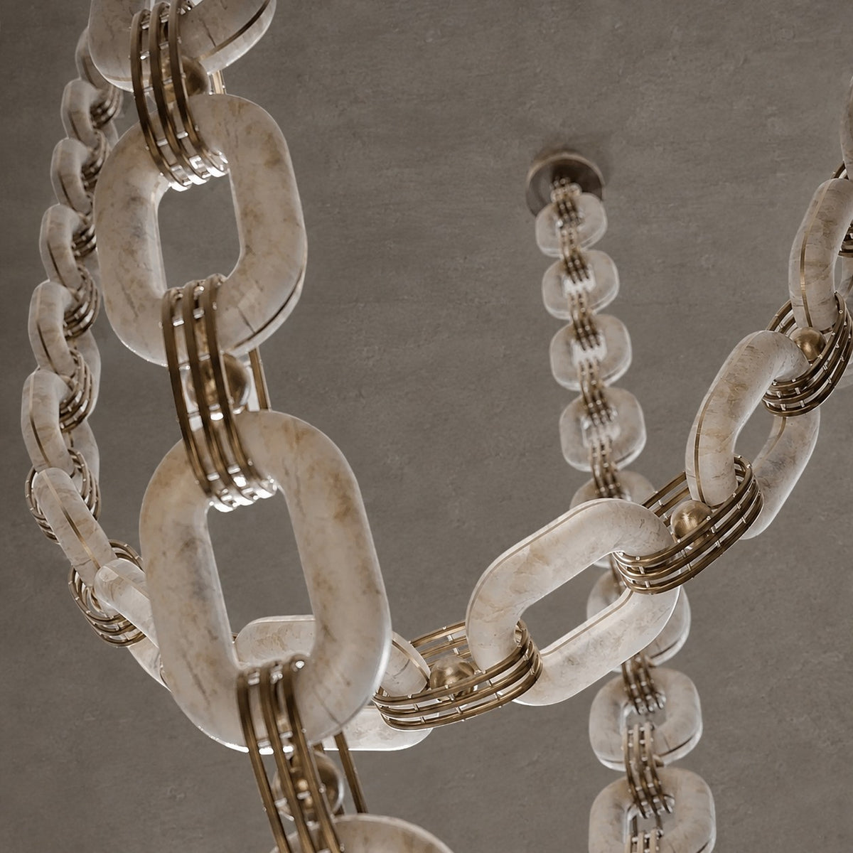 Chain Link Chandelier