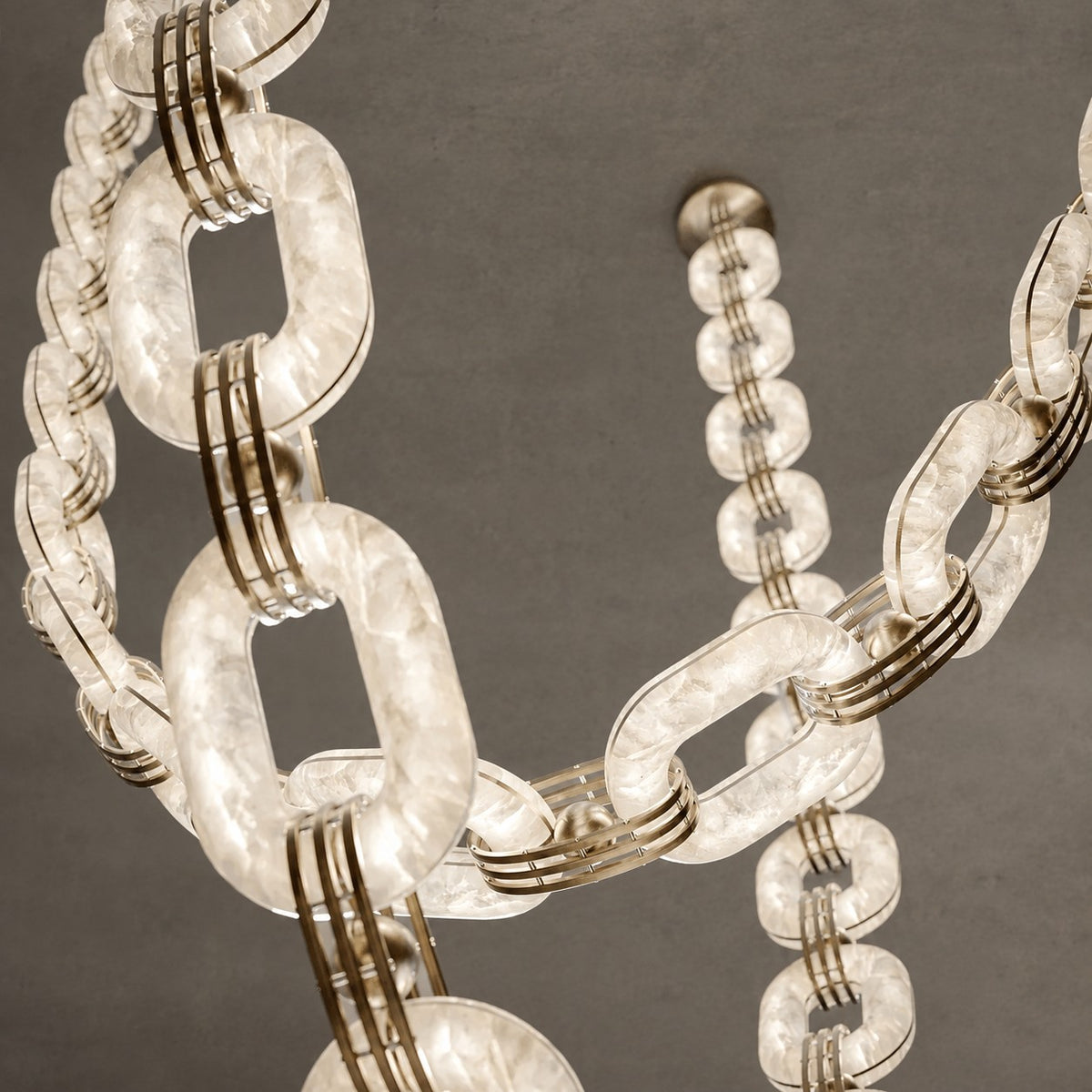 Chain Link Chandelier