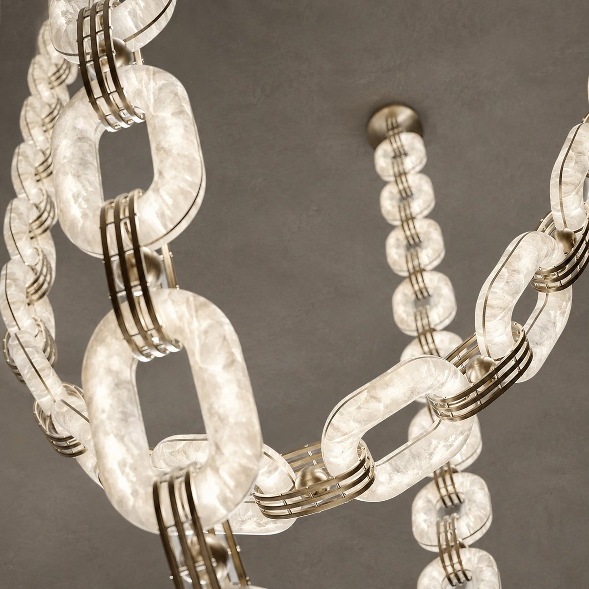 Chain Link Chandelier