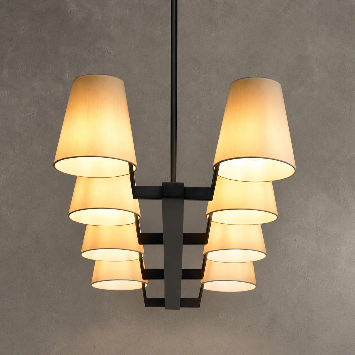 Corniche Circular Linear Chandelier 60'' for dining room & Kitchen
