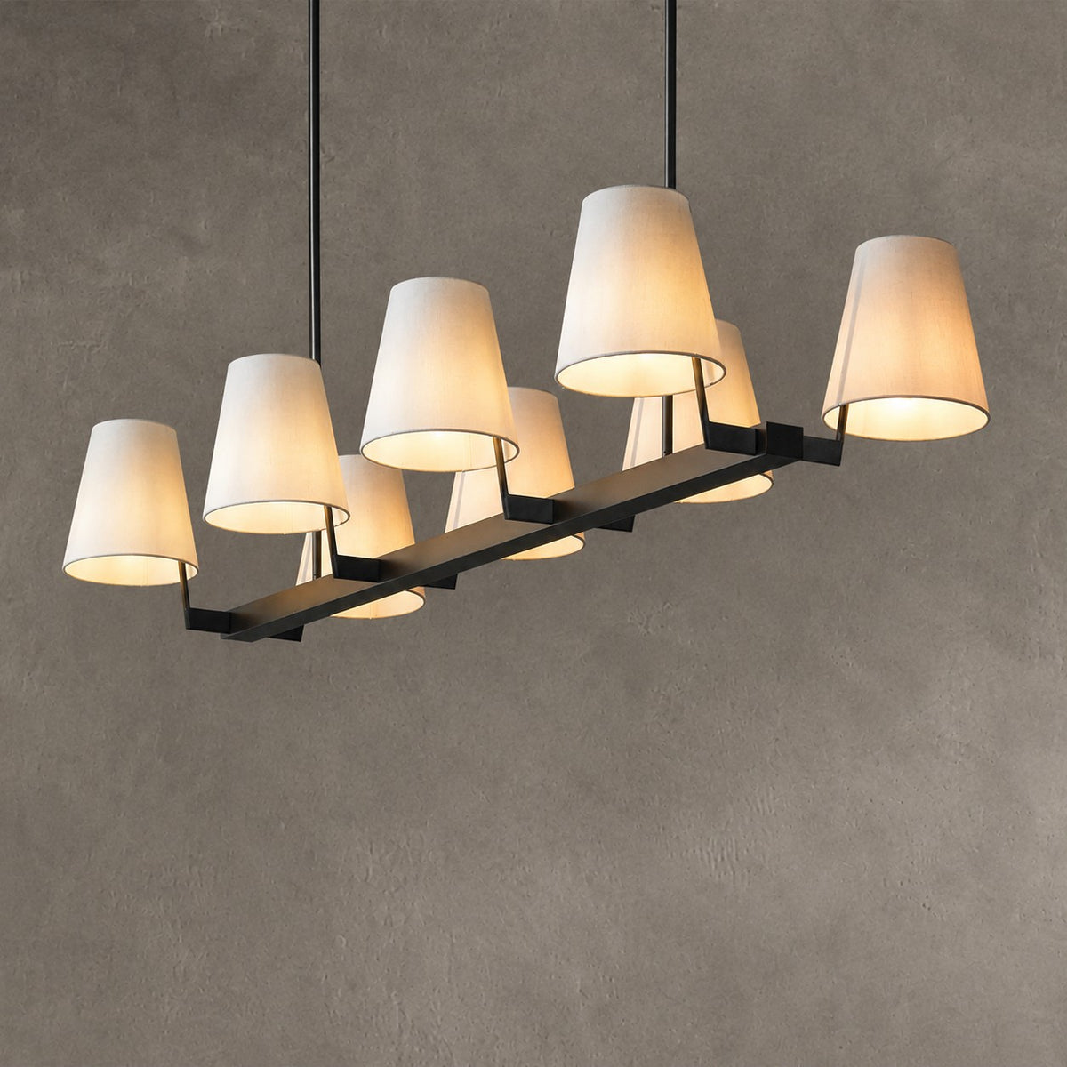 Corniche Circular Linear Chandelier 60'' for dining room & Kitchen