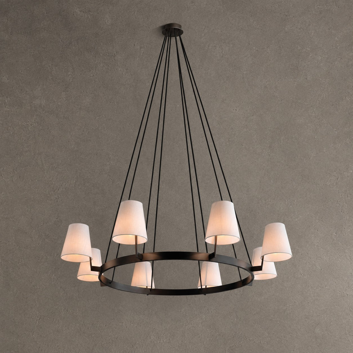 Corniche Circular Round Chandelier 60''