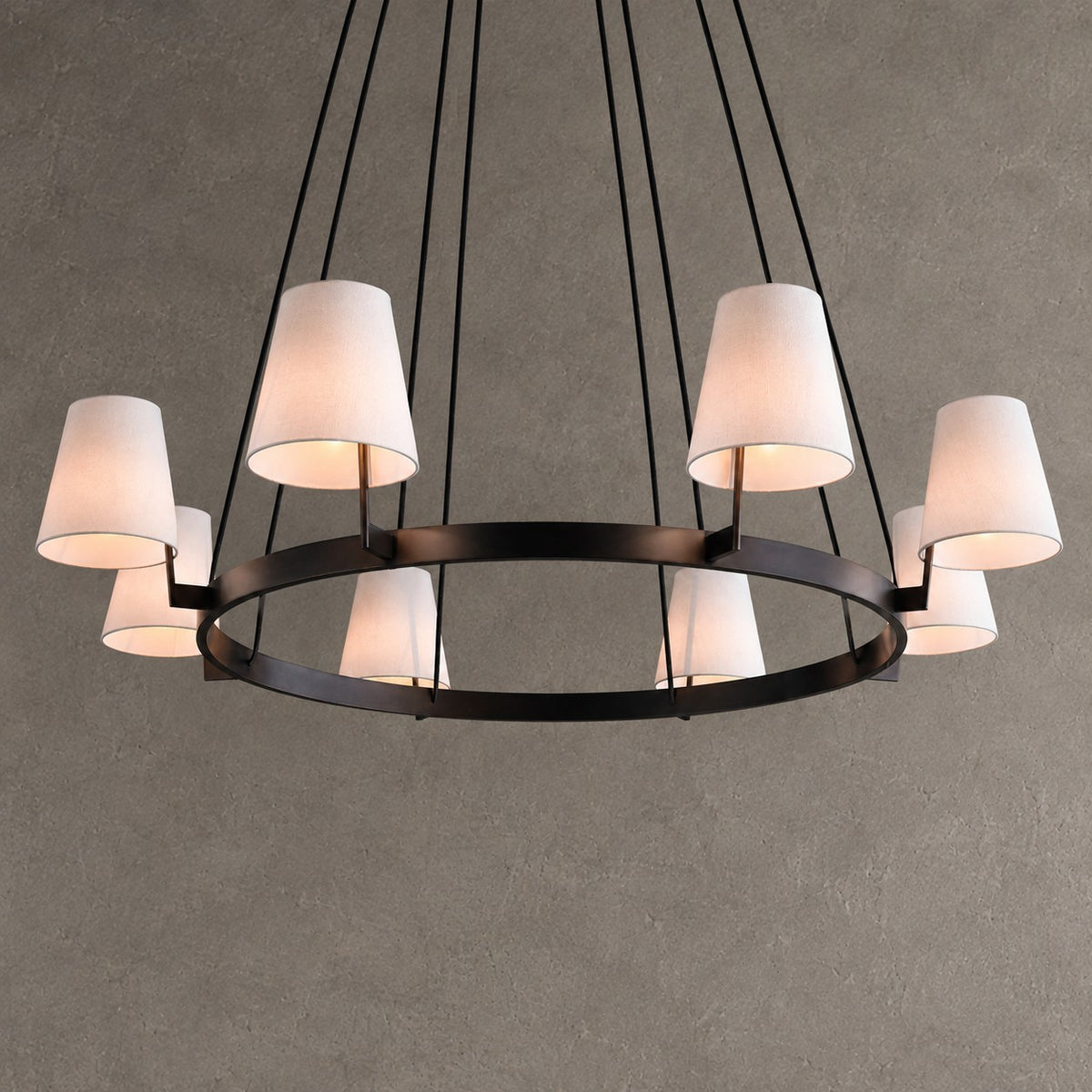 Corniche Circular Round Chandelier 60''