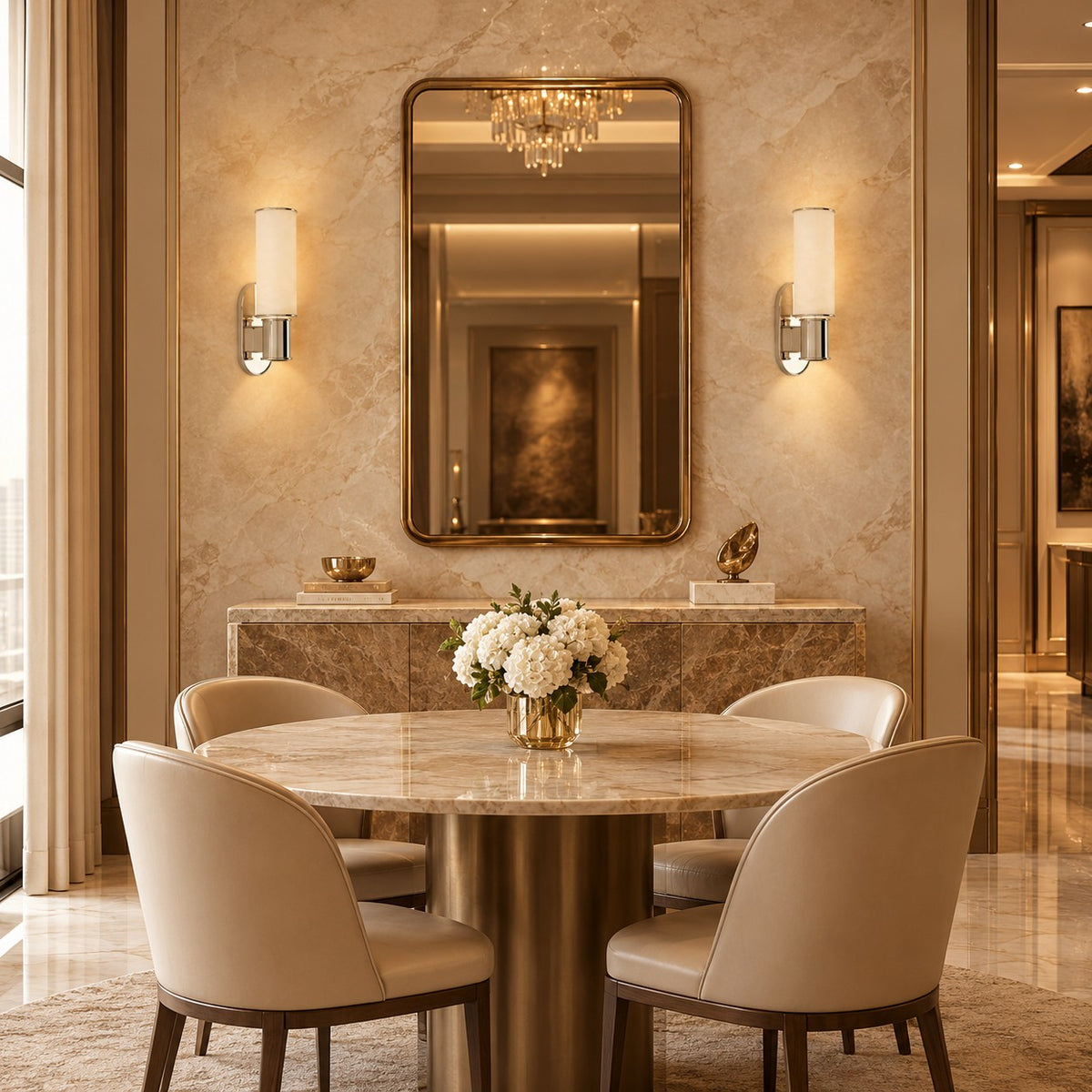Kelvridge Alabaster Wall Sconce