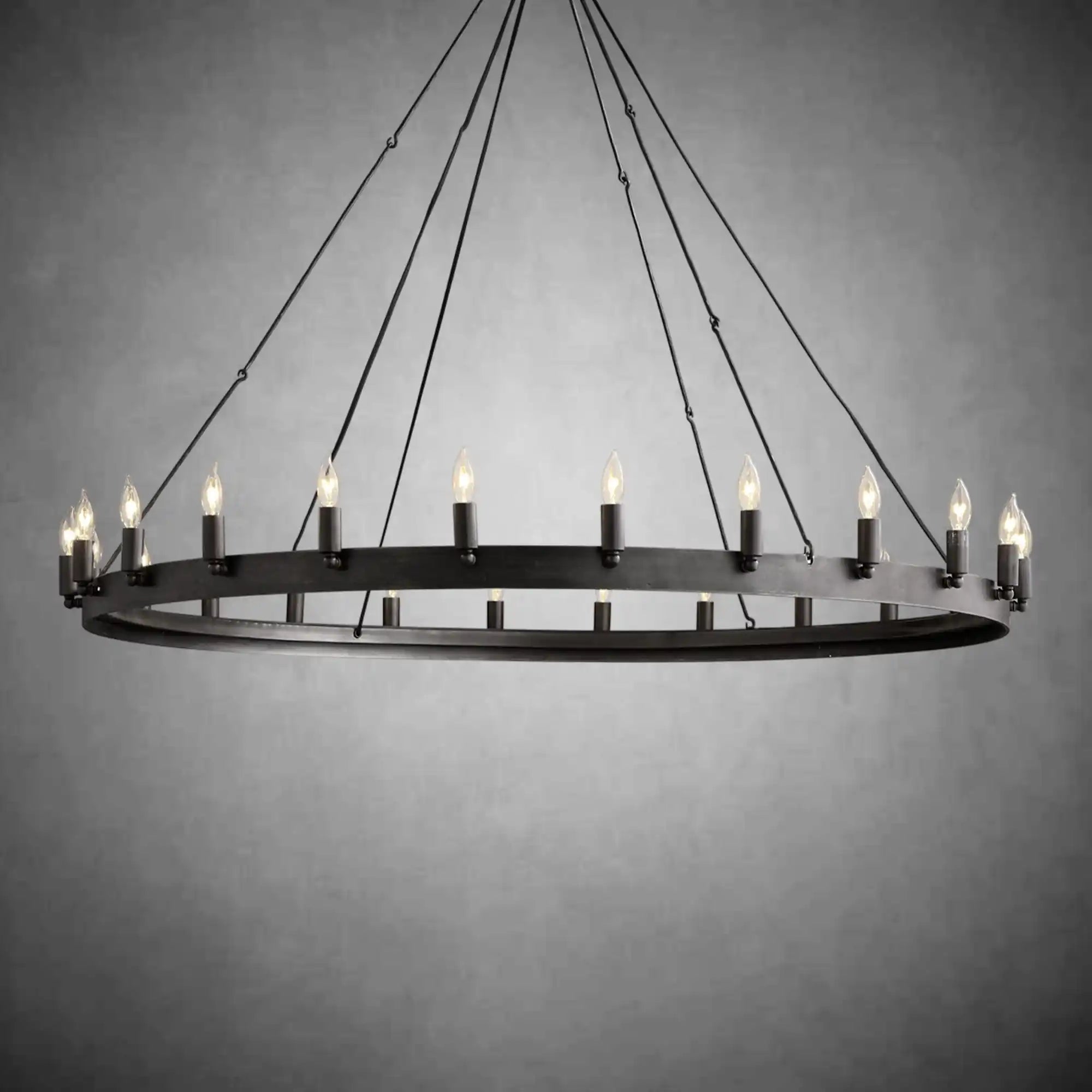 Dania Camina Luxury Vintage Round Chandelier