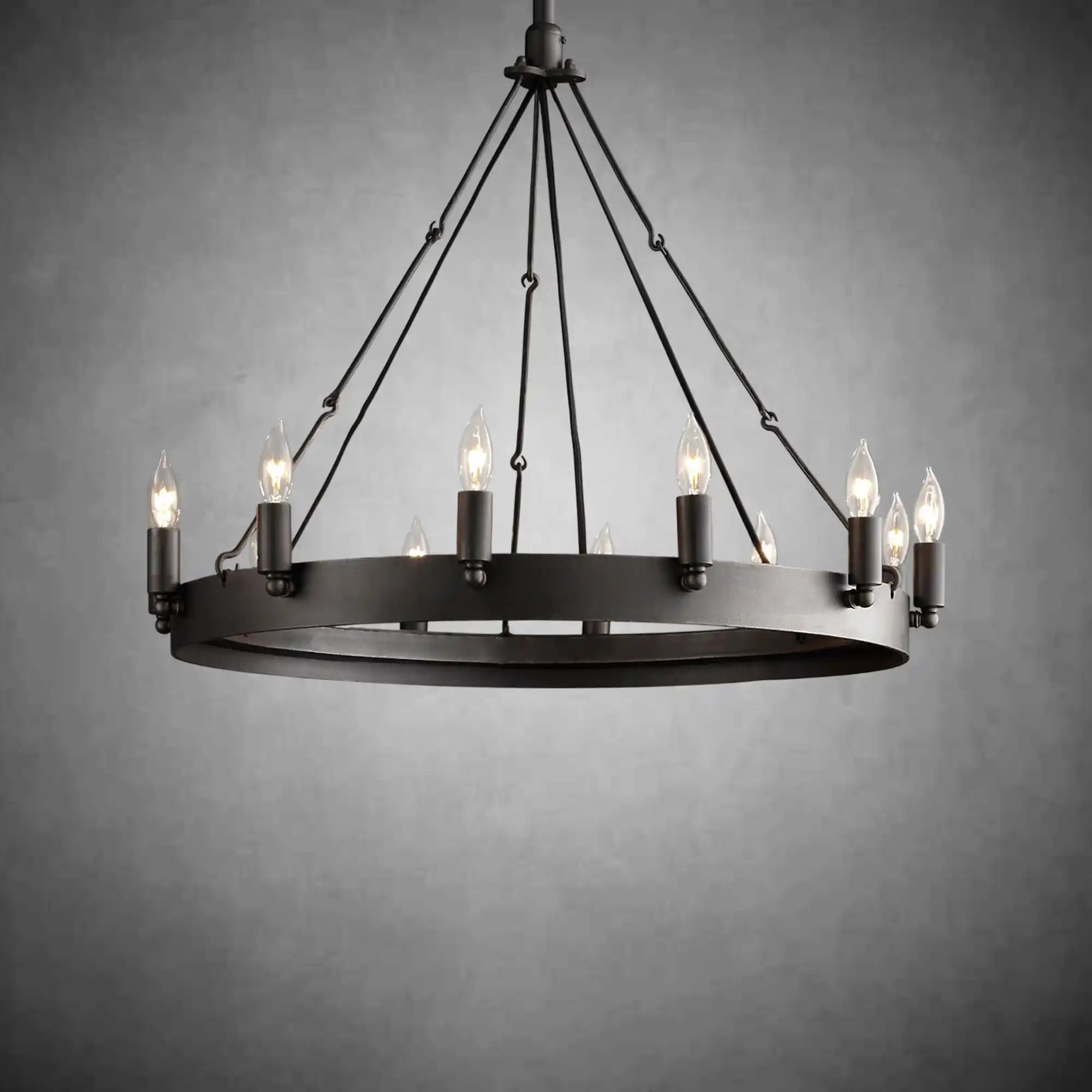 Dania Camina Luxury Vintage Round Chandelier