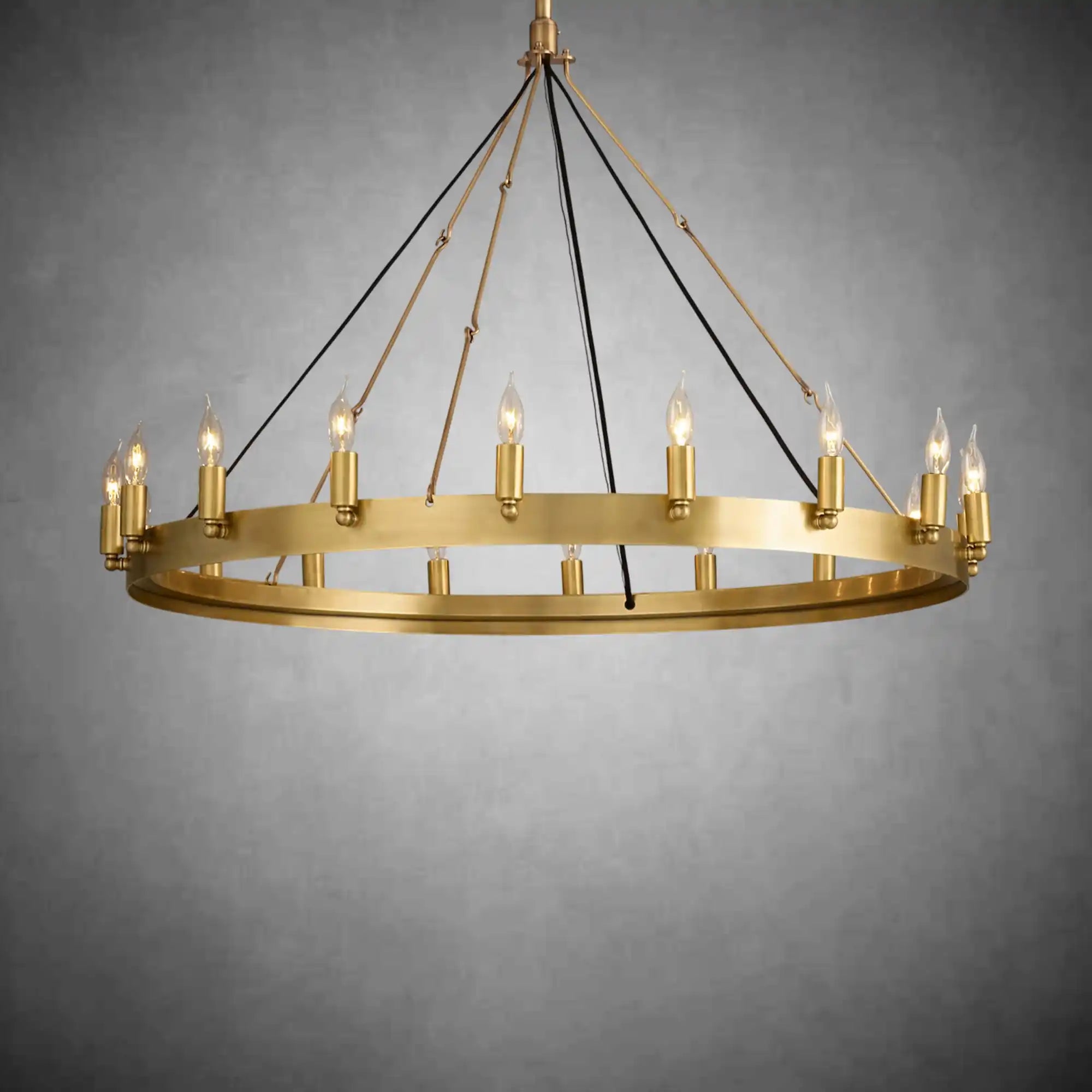 Dania Camina Luxury Vintage Round Chandelier