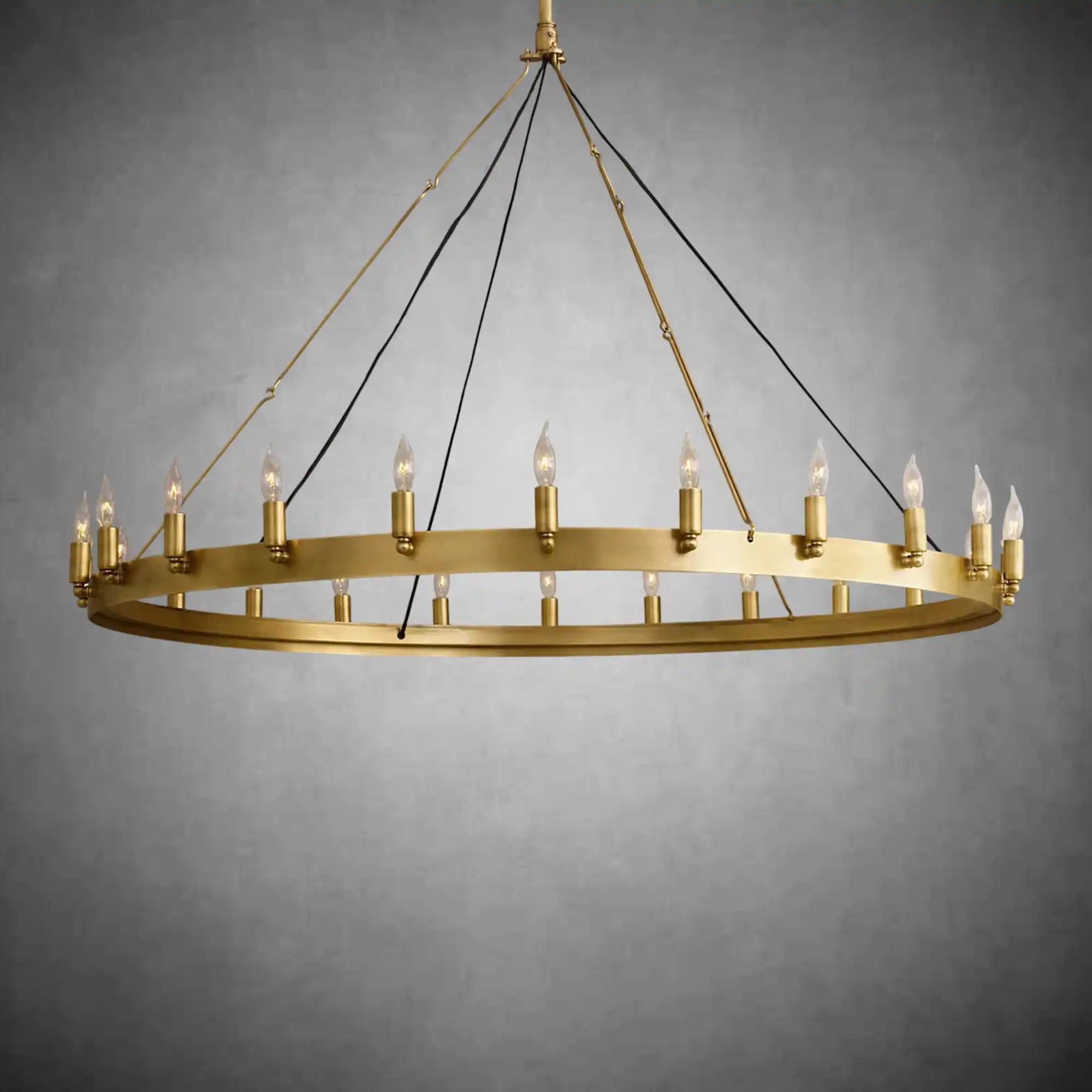 Dania Camina Luxury Vintage Round Chandelier