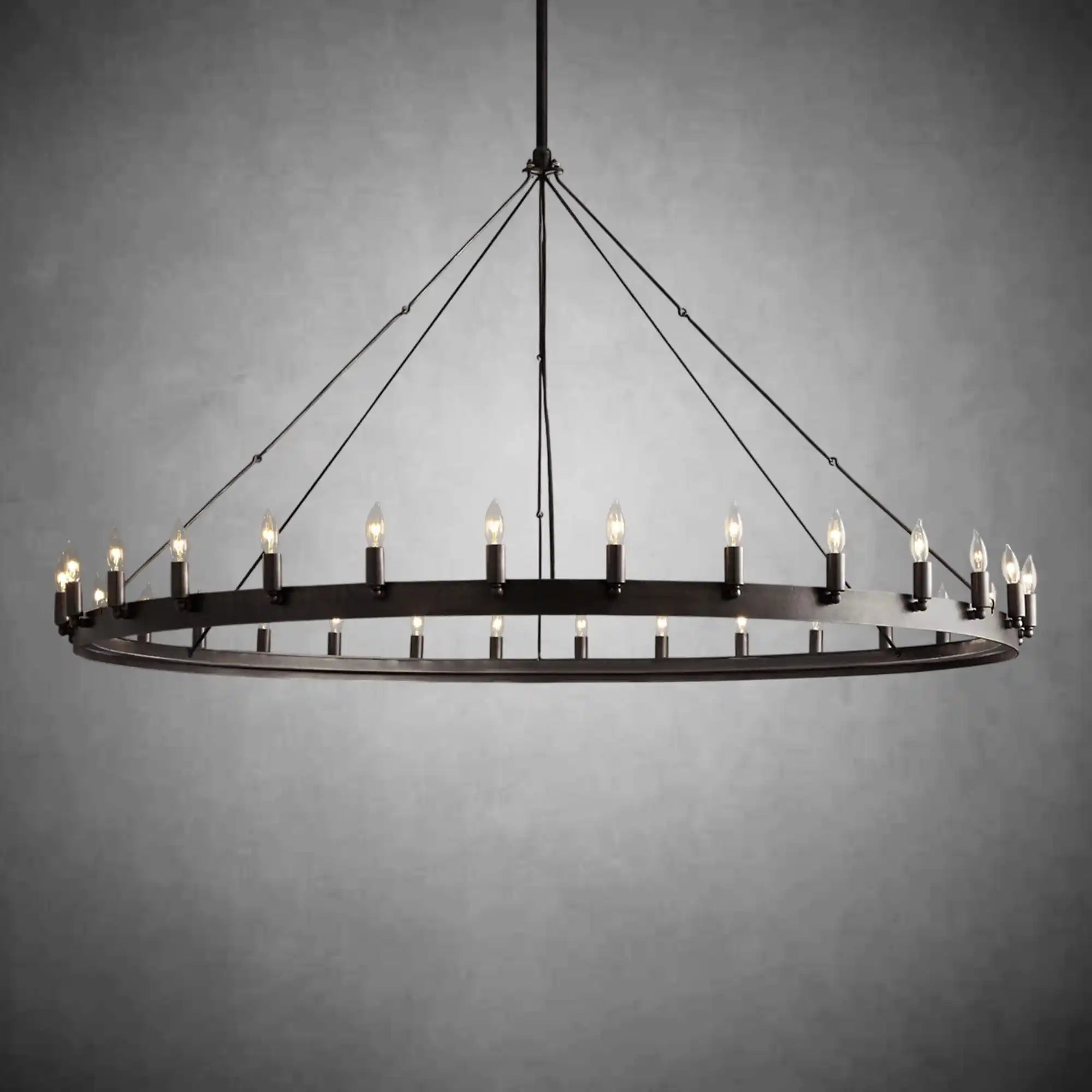 Dania Camina Luxury Vintage Round Chandelier