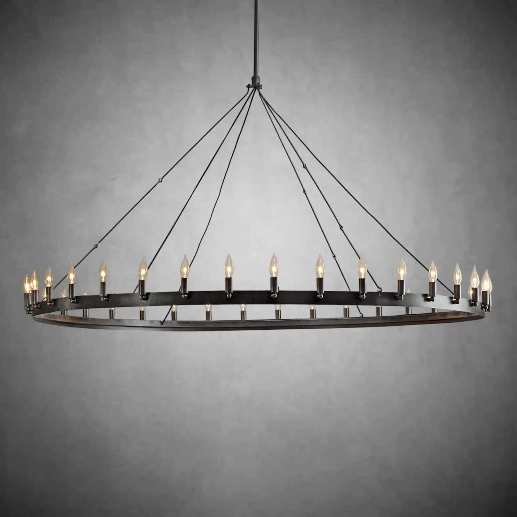 Dania Camina Luxury Vintage Round Chandelier