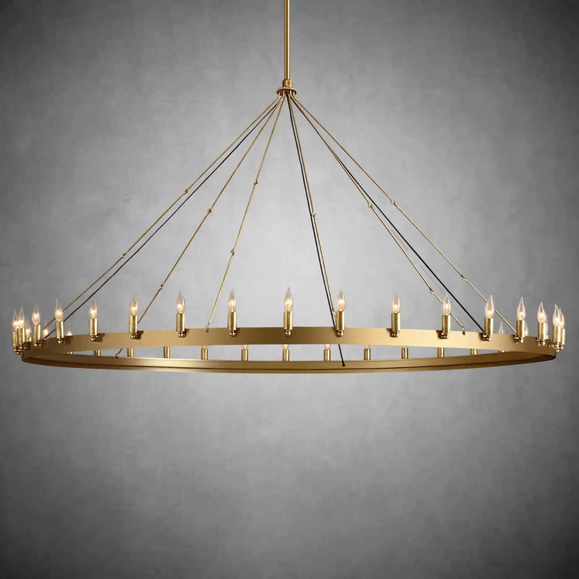 Dania Camina Luxury Vintage Round Chandelier