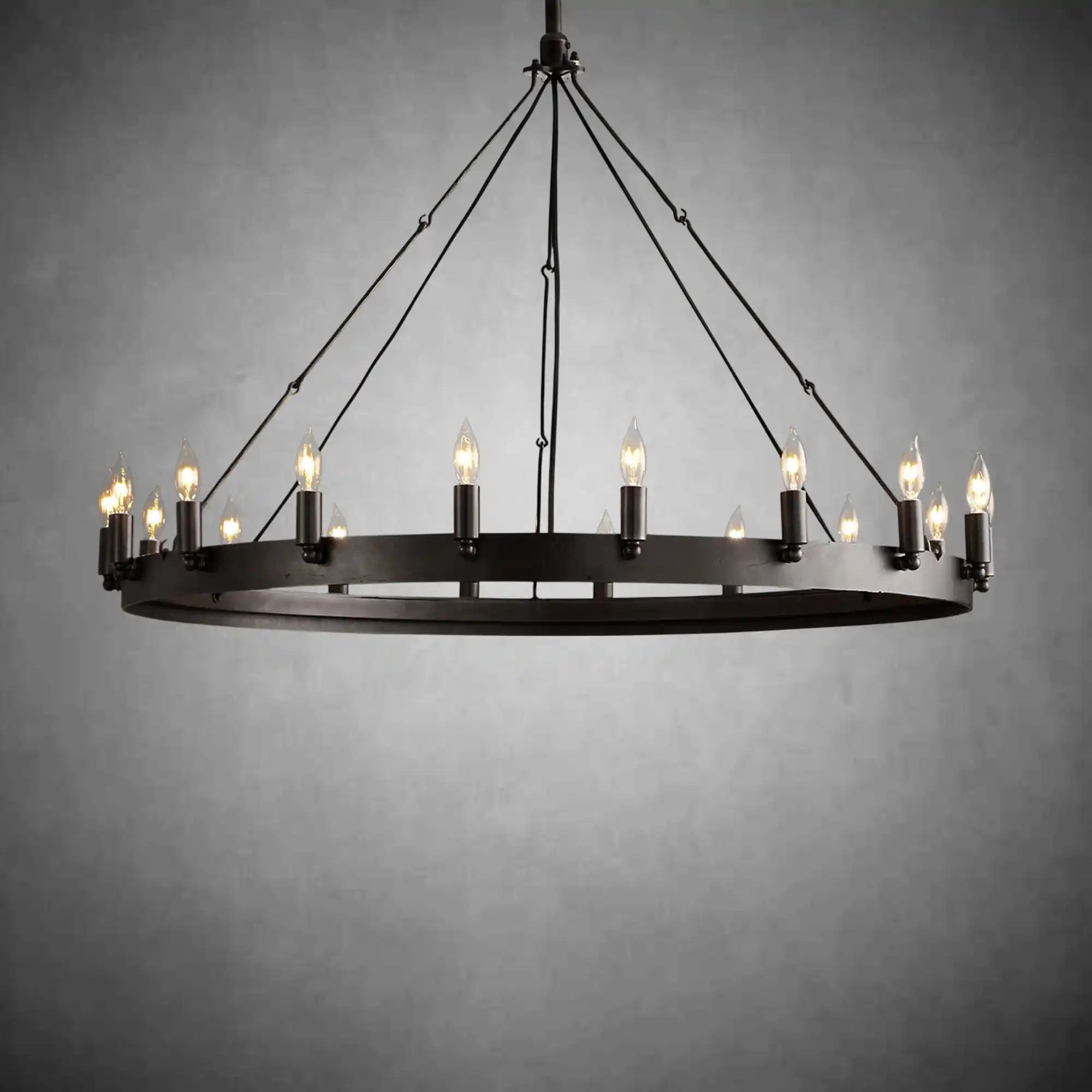 Dania Camina Luxury Vintage Round Chandelier