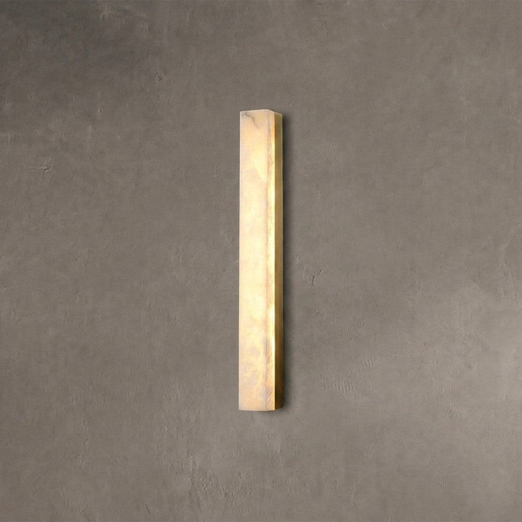 Geometric Alabaster Wall Lamp