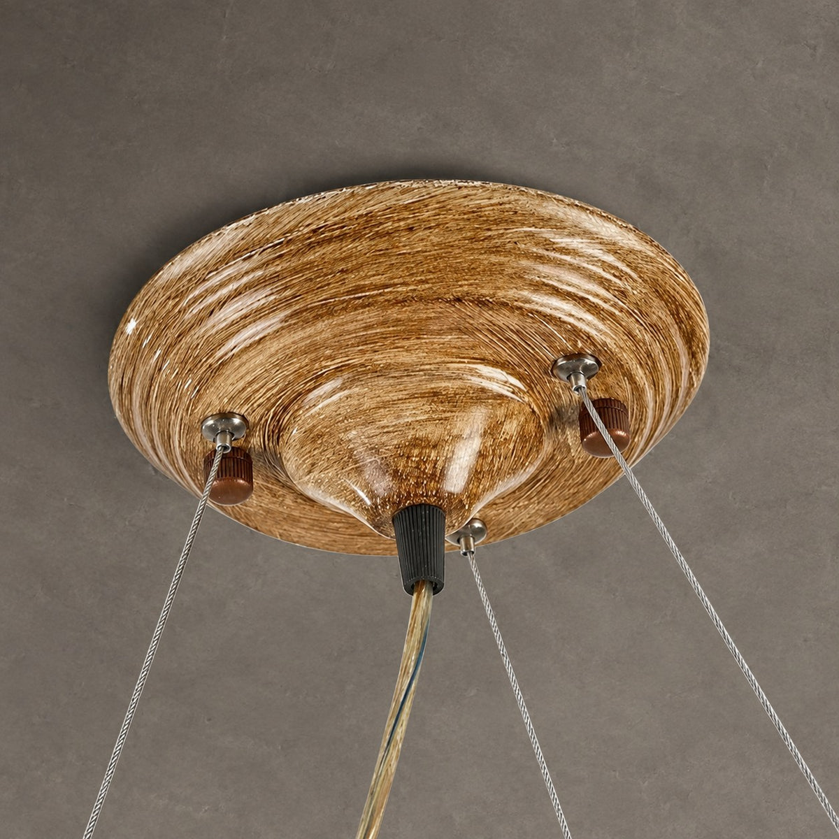 Demolion Branch Glass Globe Chandelier