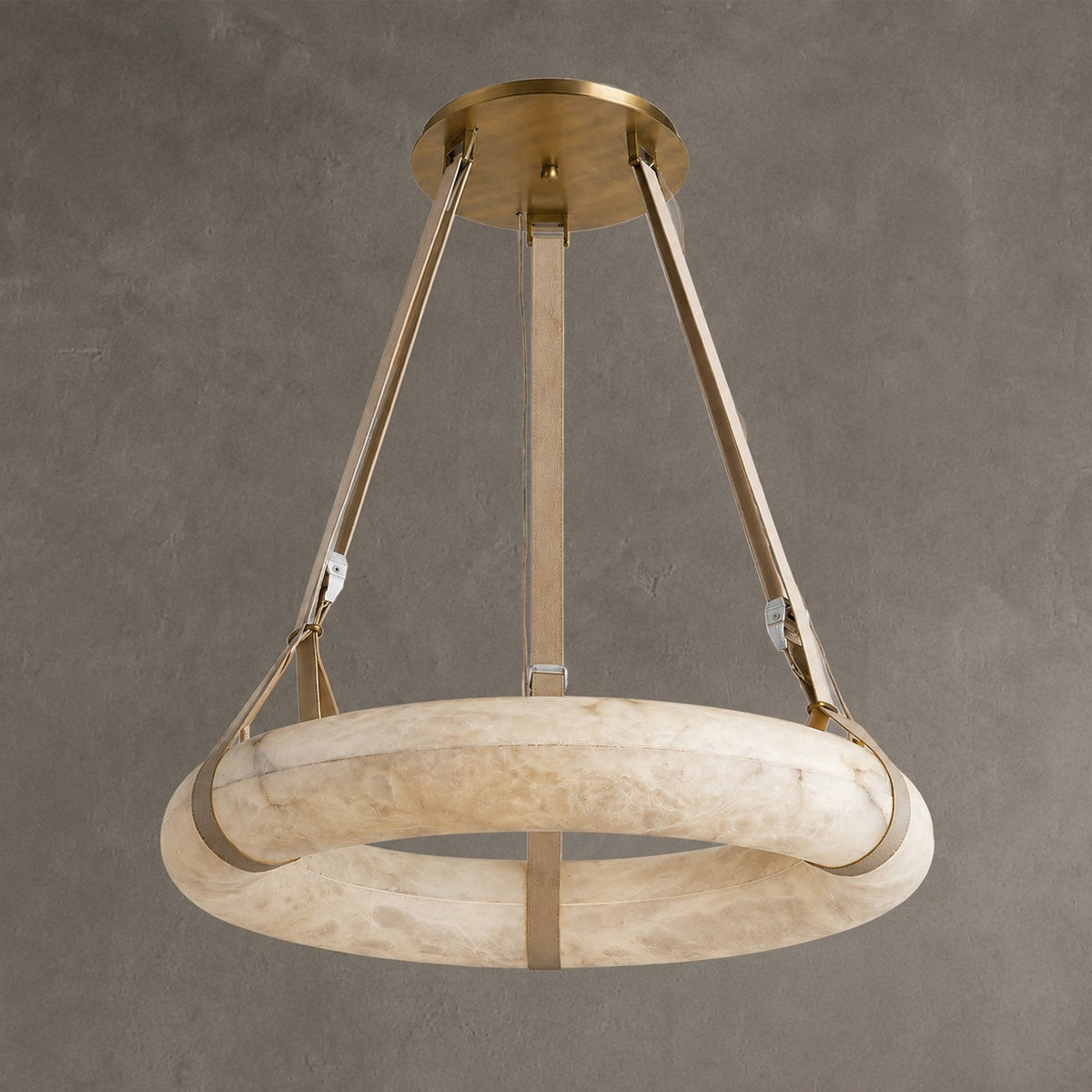 Single Ring Pendant Alabaster