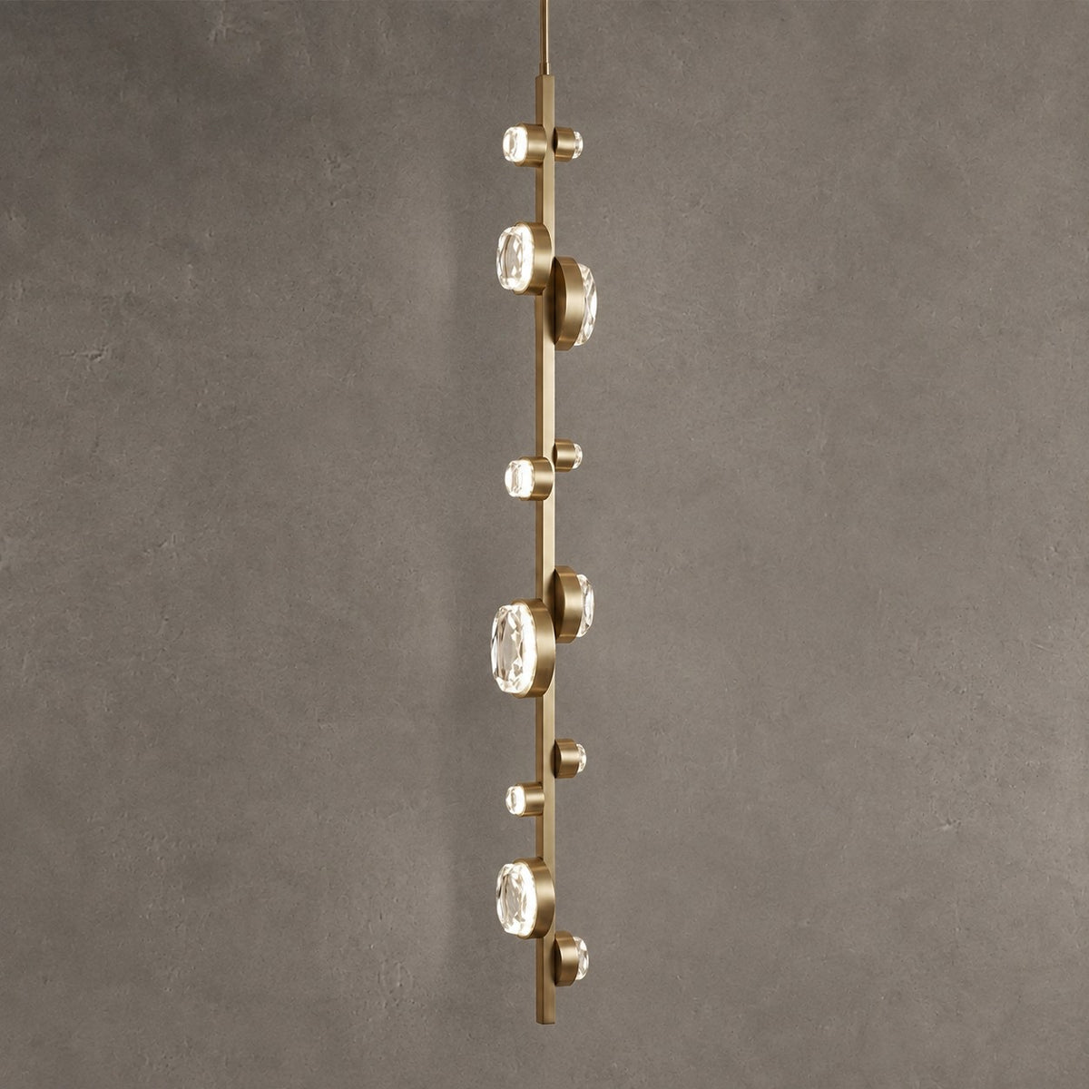 Eclipse Round Crystal Modern Chandelier