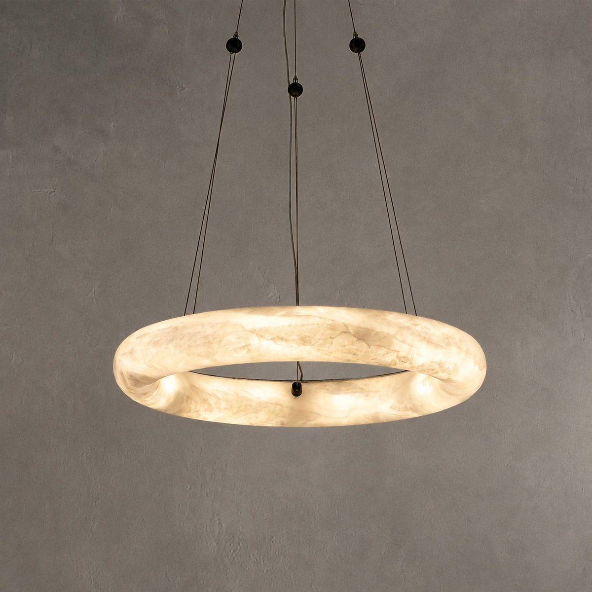 Single Ring Pendant Alabaster