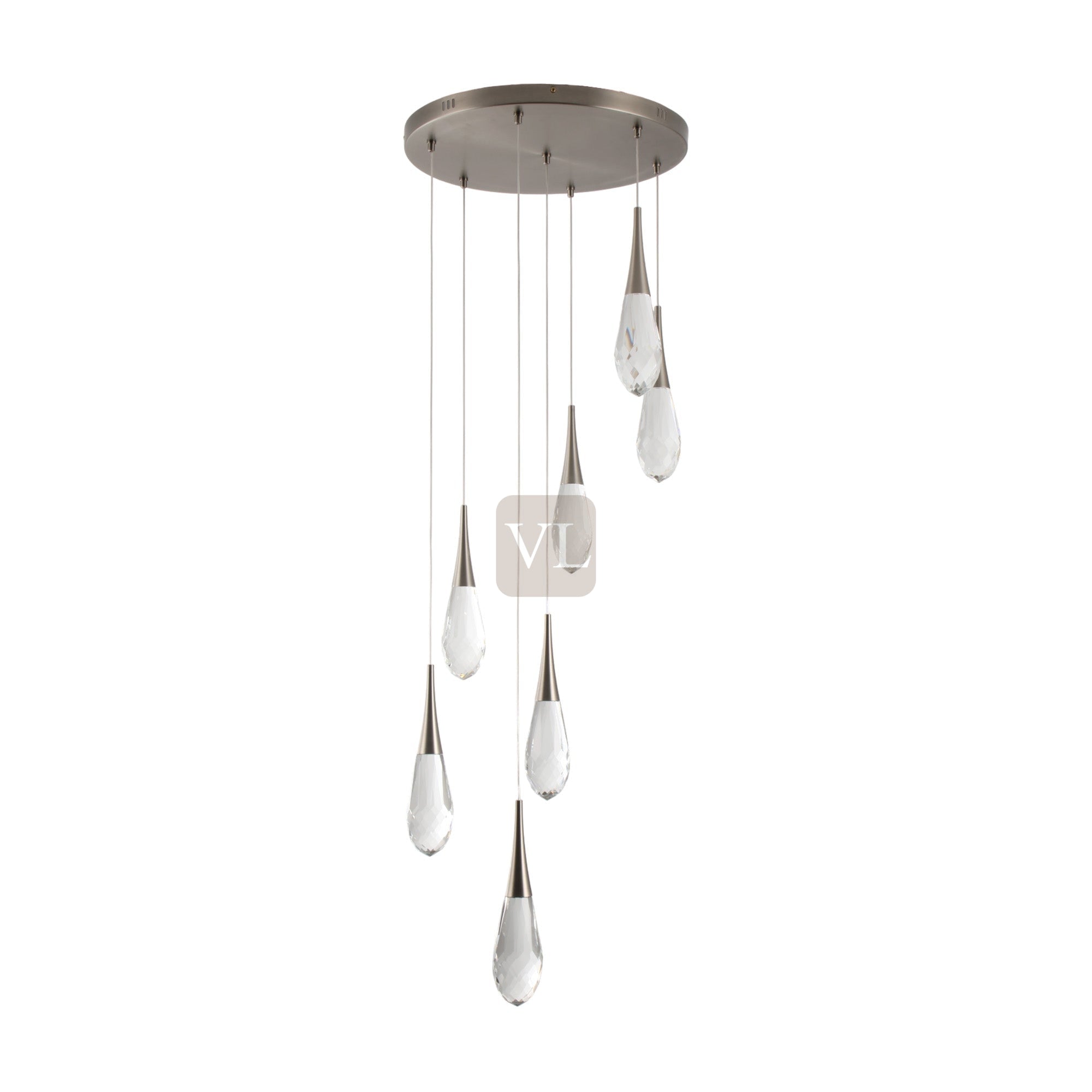 Crystal Drop LED Pendant Light