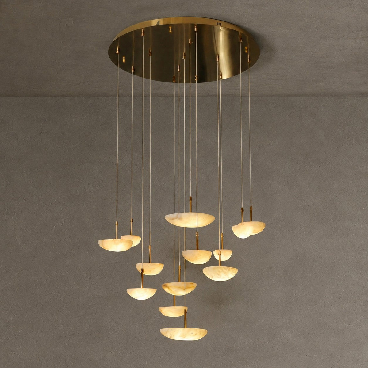 Ciottolo Modern Alabaster Pendant Light Fixtures