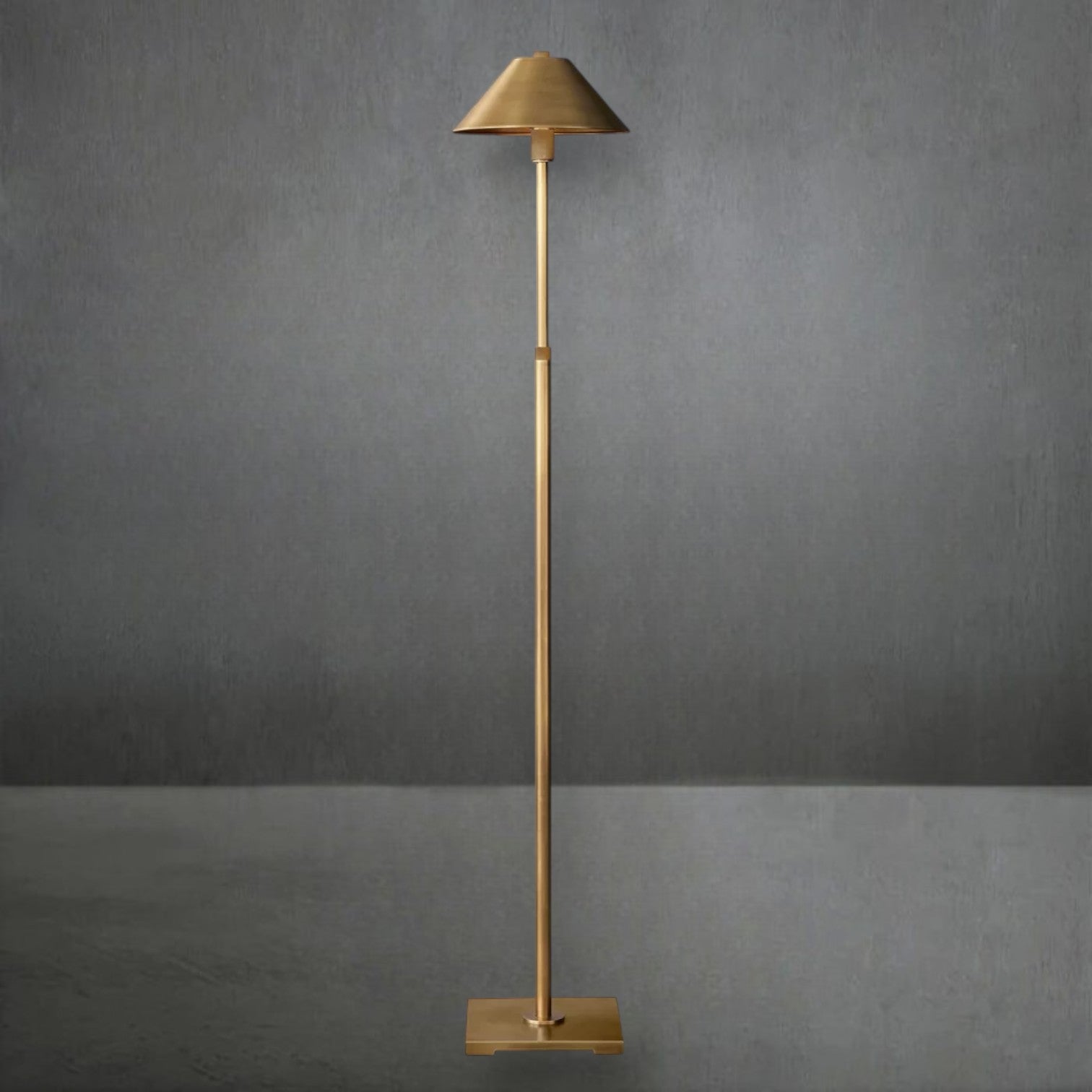 Utilitaive Metal Shade Floor Lamp