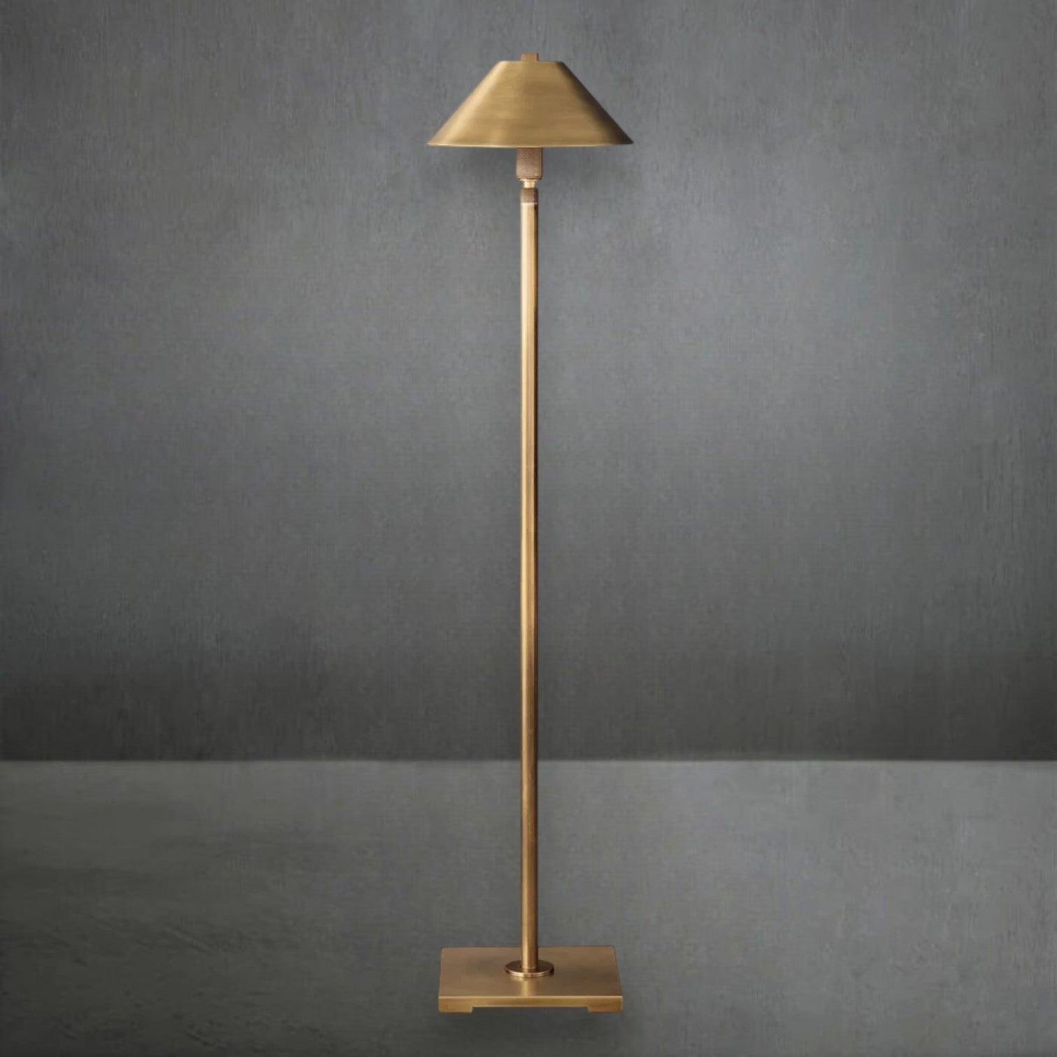 Utilitaive Metal Shade Floor Lamp