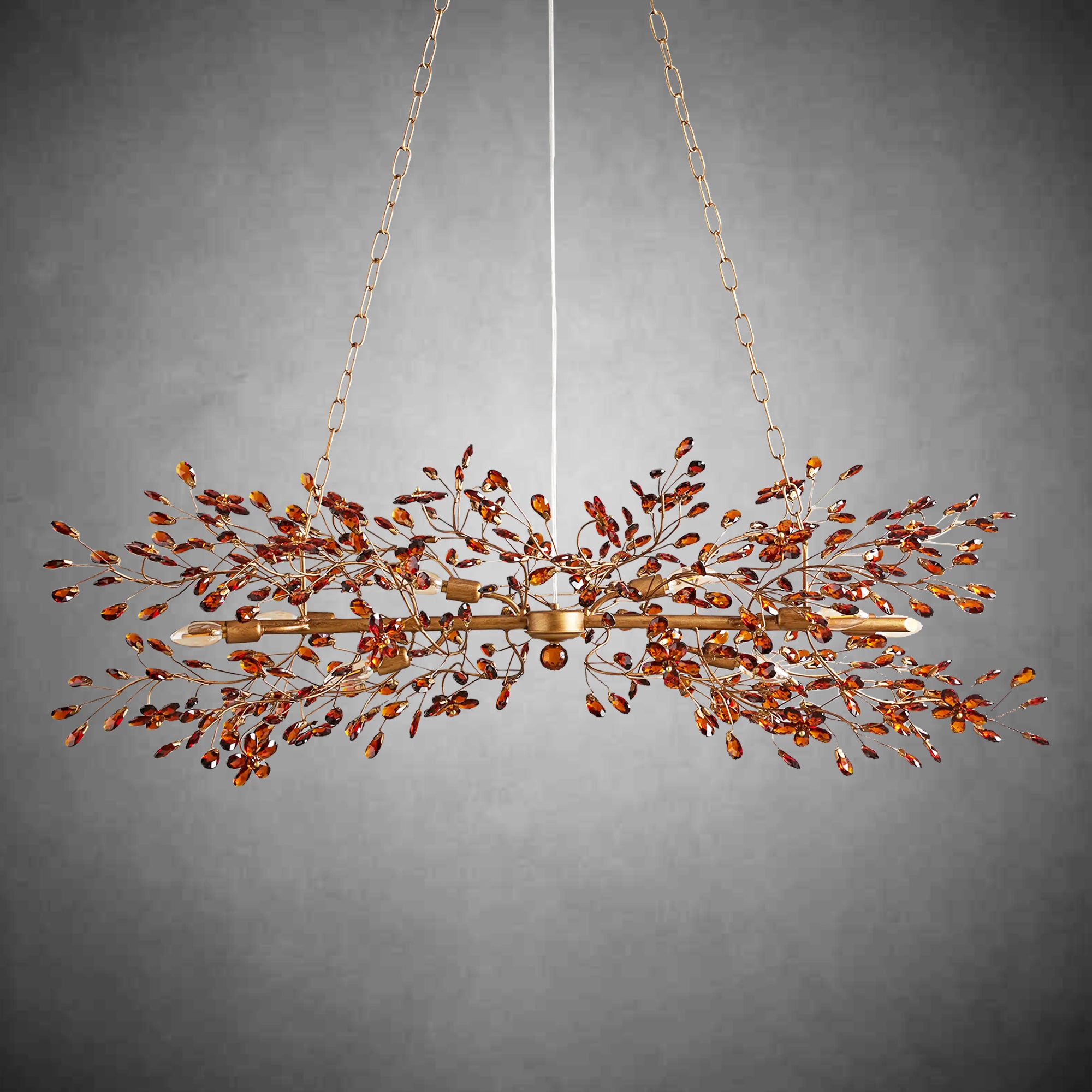 Fiore Linear Chandelier 43"51"68"